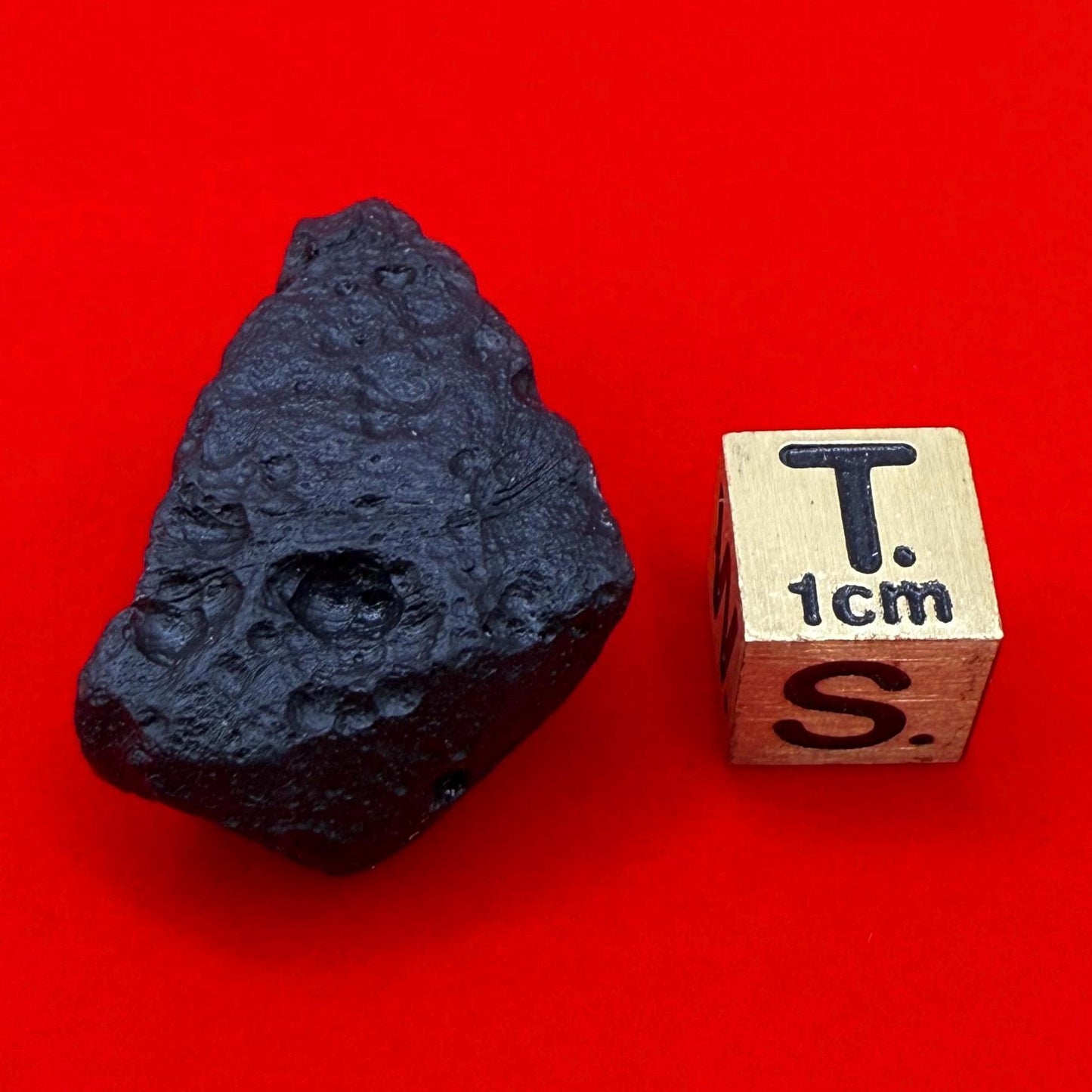 Indonesian Tektite: Impactite Rock - Astronomy Space Gift, 7.01 grams