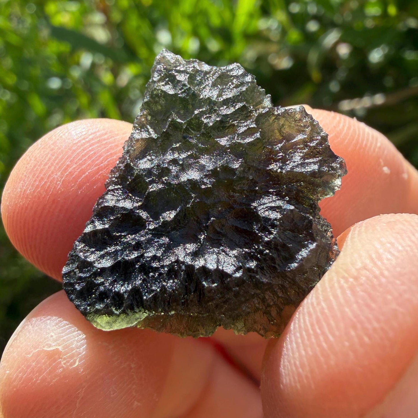 Authentic Moldavite Tektite Specimen, Czech Republic, 4.92 grams