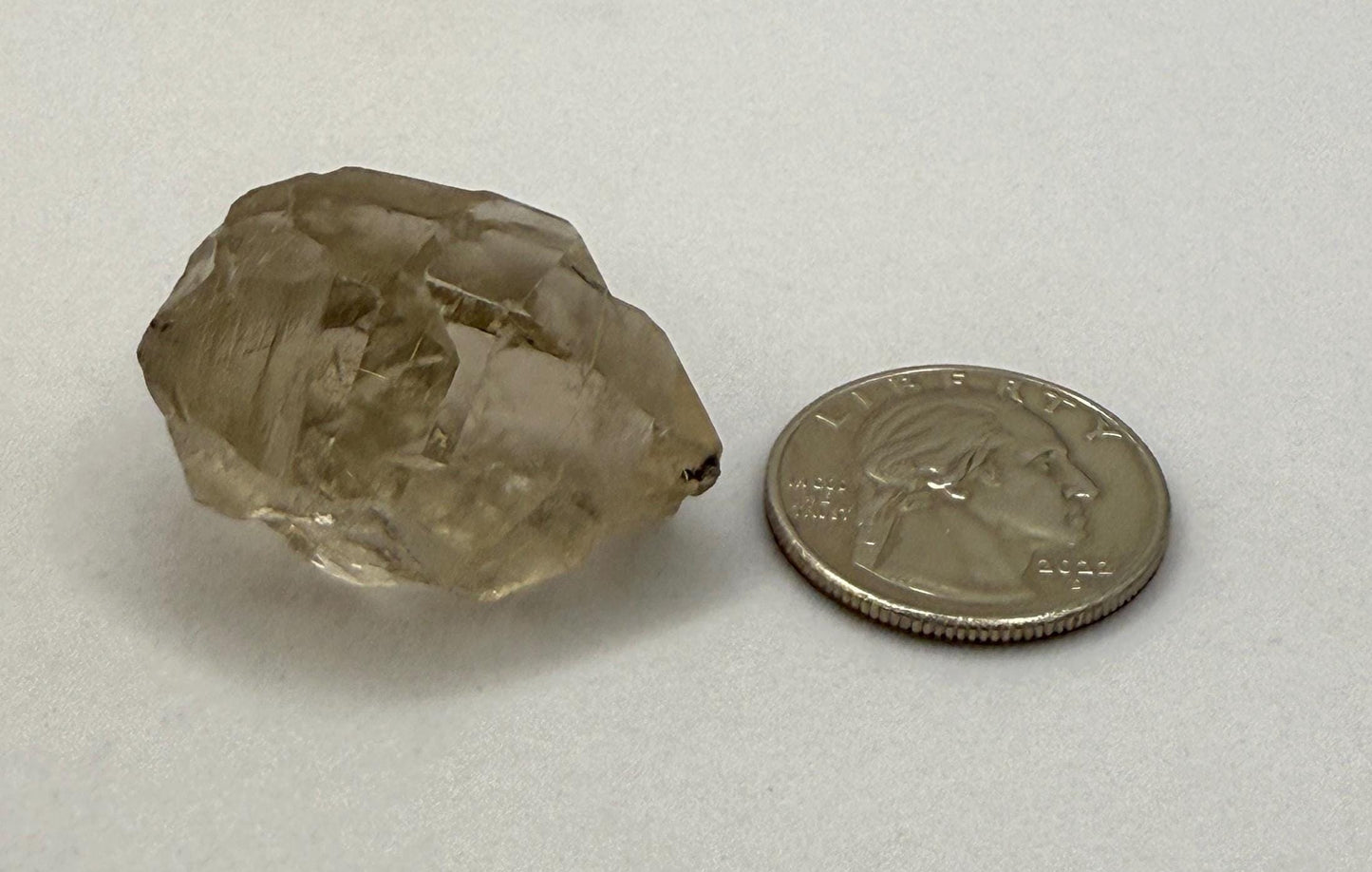 Golden Rutilated Quartz Crystal: Brazilian Fine Crystal, 19.89 grams