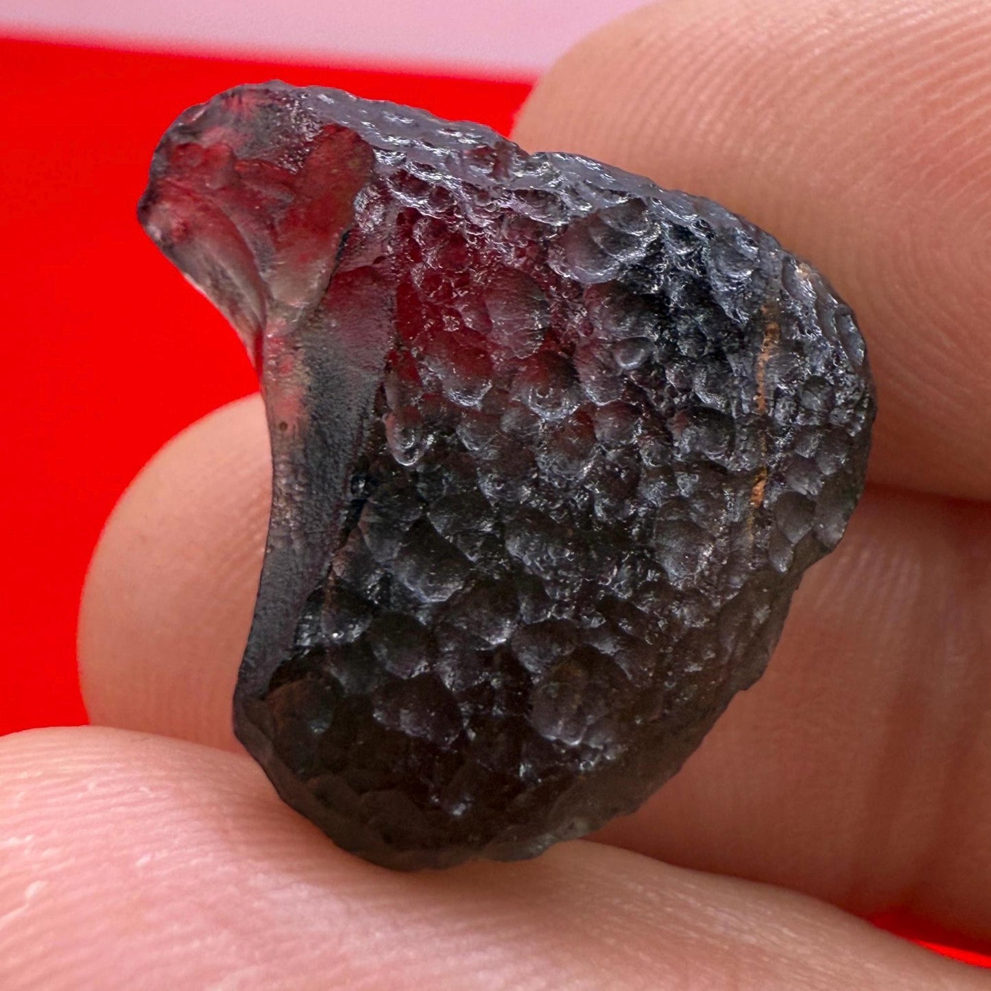 Colombianite Specimen: Translucent Pseudo-Tektite, Shamanic Healing Stone, 3.80 grams