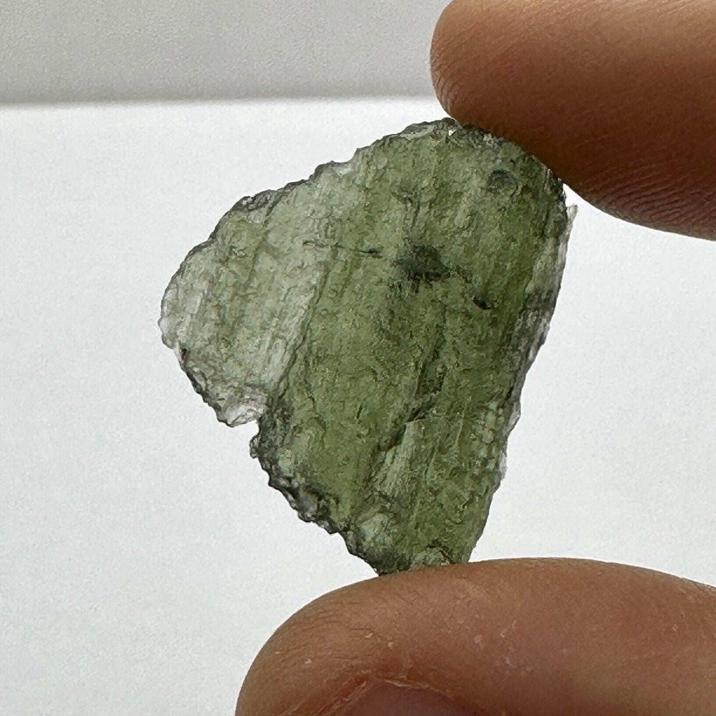 Moldavite Tektite Specimen, Czech Republic Meteorite, 3.17 grams