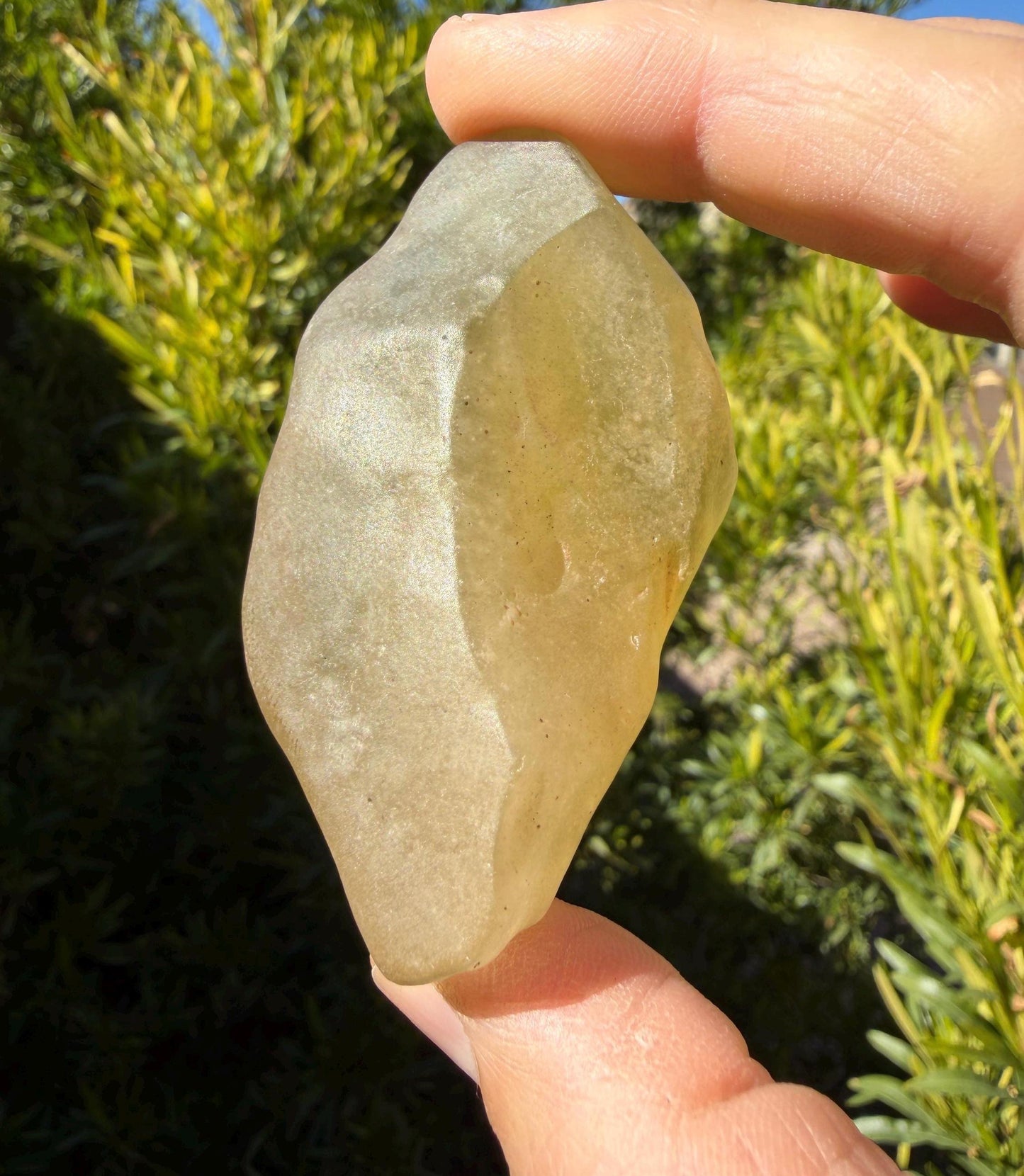 Libyan Desert Glass: Authentic Meteorite Impact Glass, Premium Sahara Specimen, 58.40 grams