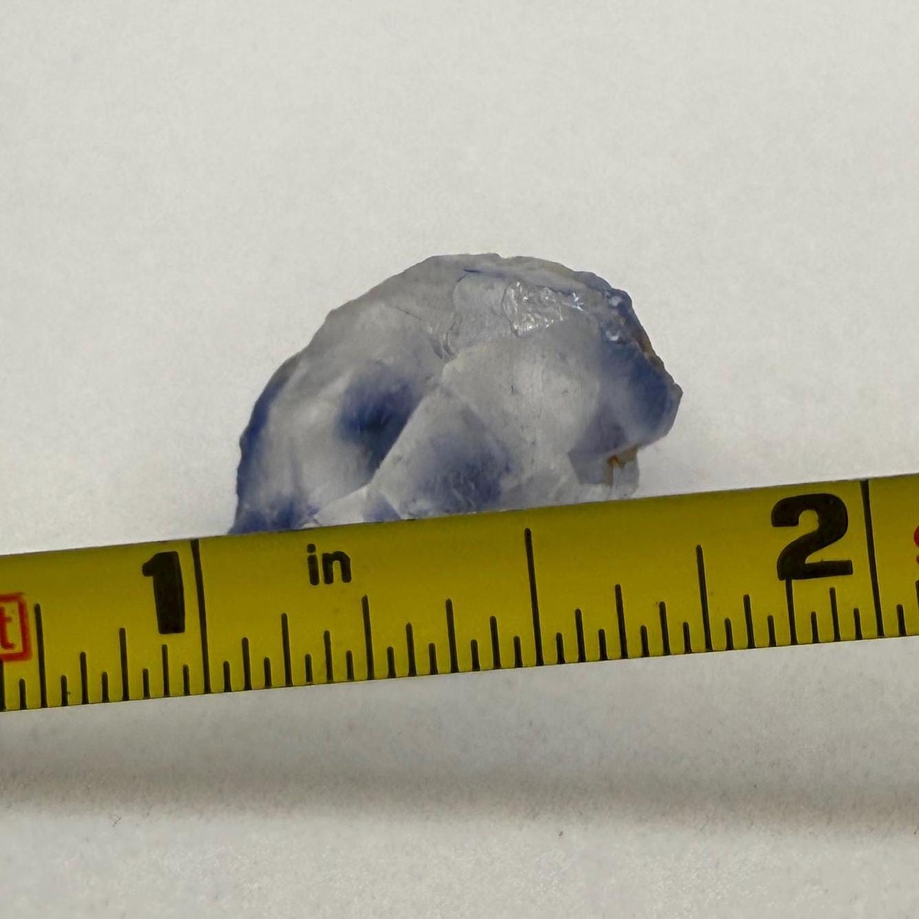 Rare Blue Dumortierite Crystal: Brazilian Gemstone for Reiki and Meditation, 4.43g/22.15ct