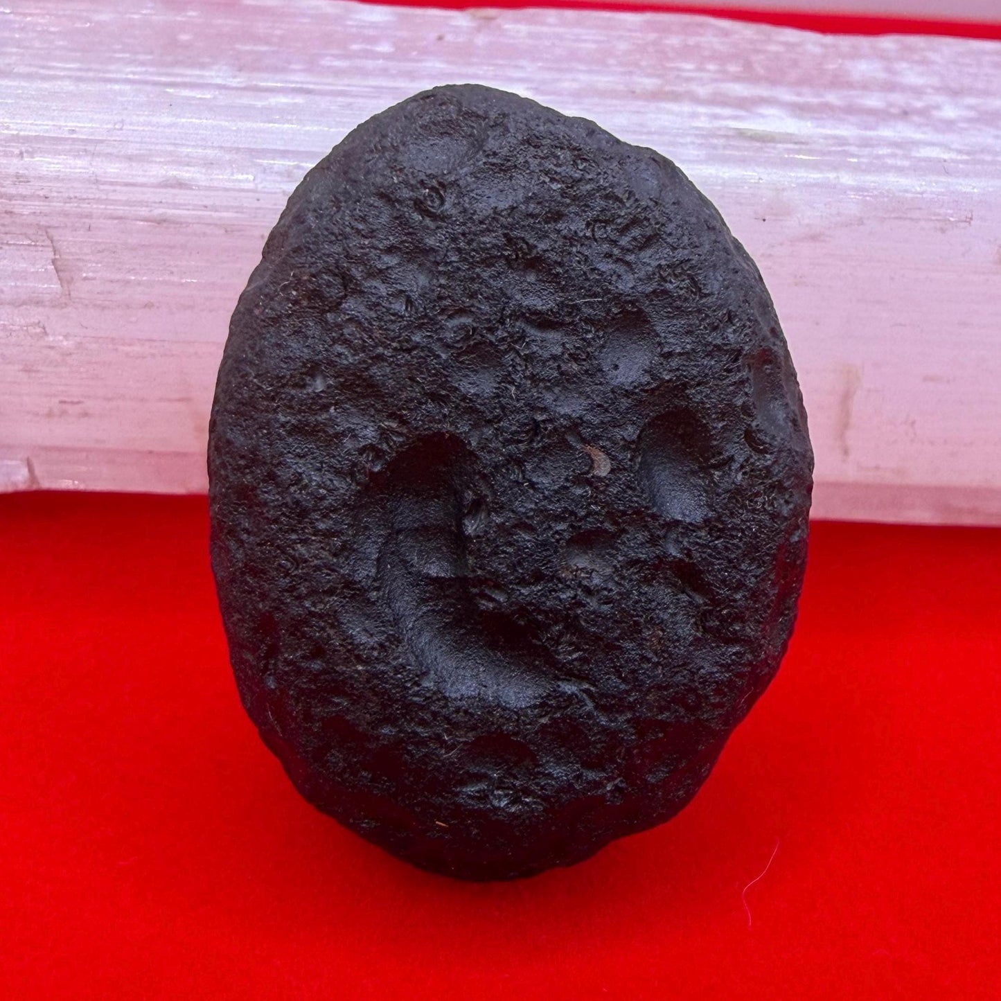 Saffordite Stone: Rare Cintamani, Arizona Pseudo-Tektite -18.69 Grams