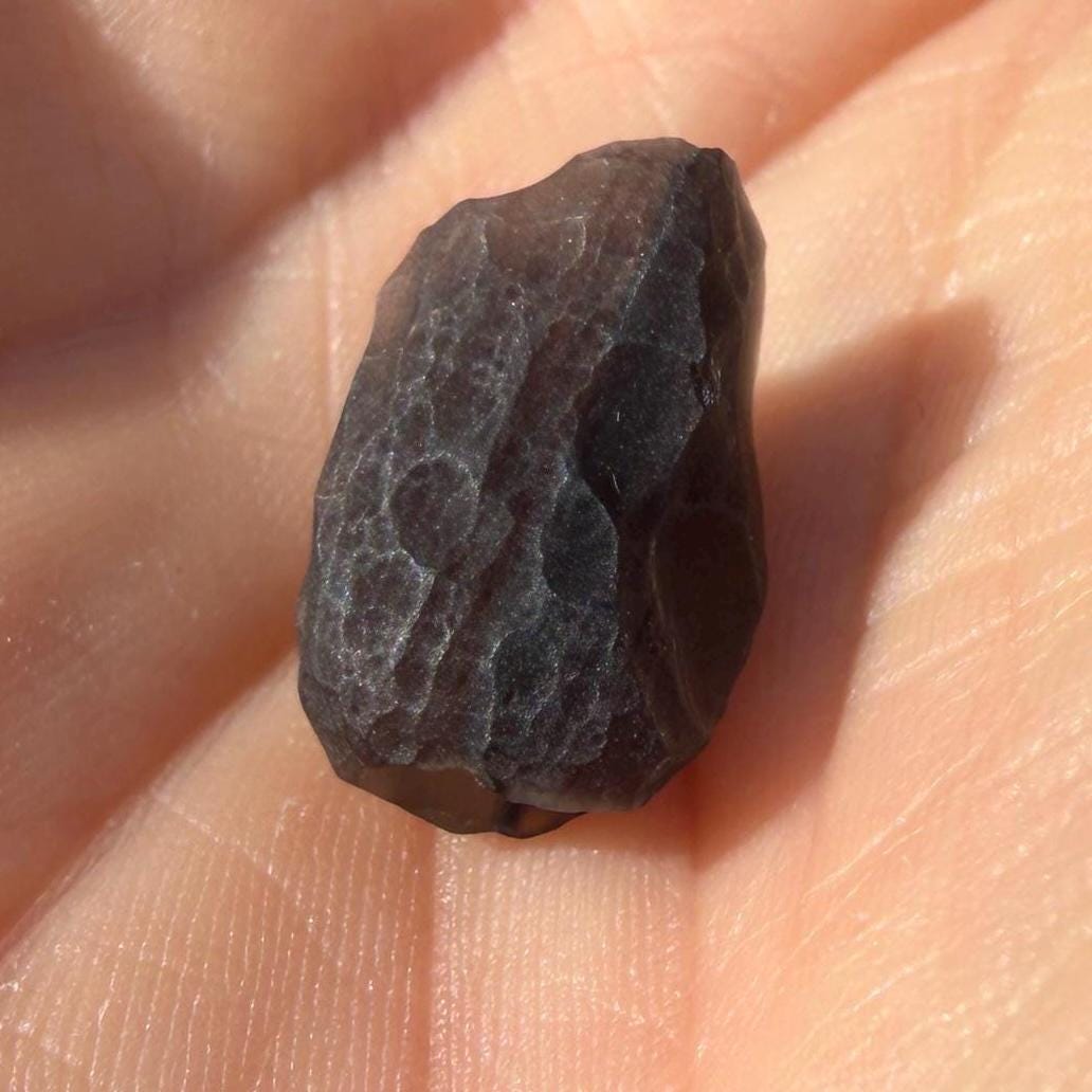 Saffordite Stone: Rare Cintamani, Arizona Tektite -2.12 Grams