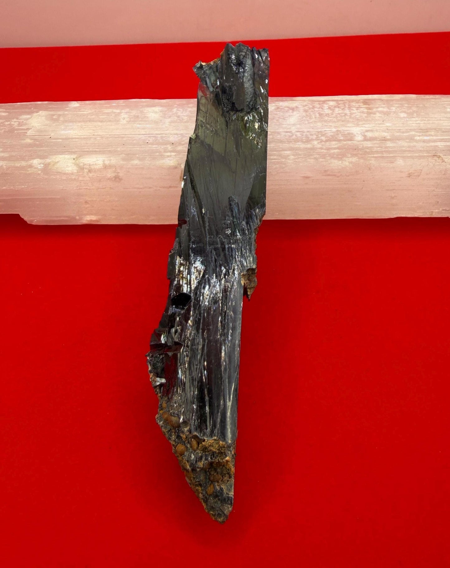 Rare Brazilian Vivianite Crystal: Reiki Energy Stone, Collector's Gem, 39.41g/197.05ct