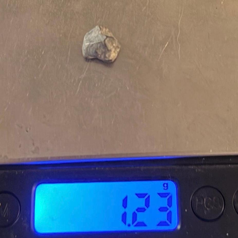 NWA 13974 Lunar Meteorite - Feldspathic Breccia, 1.23 grams