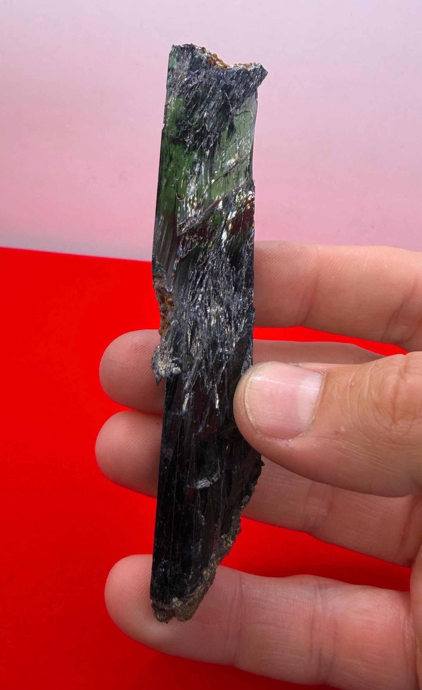 Rare Brazilian Vivianite Crystal: Reiki Energy Stone, Collector's Gem, 39.41g/197.05ct
