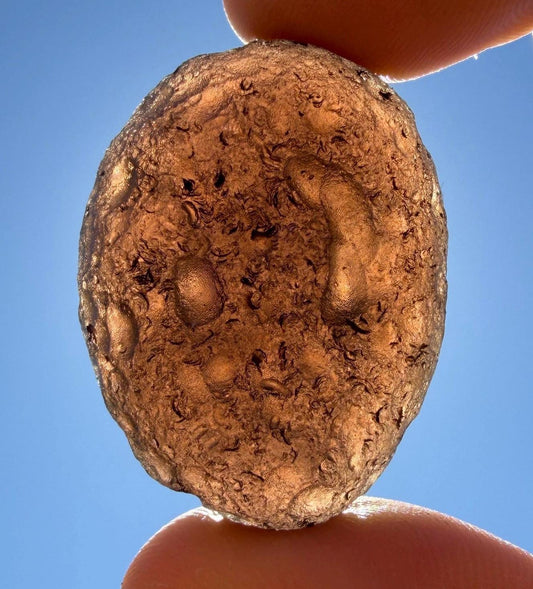 Saffordite Stone: Rare Cintamani, Arizona Pseudo-Tektite -18.69 Grams