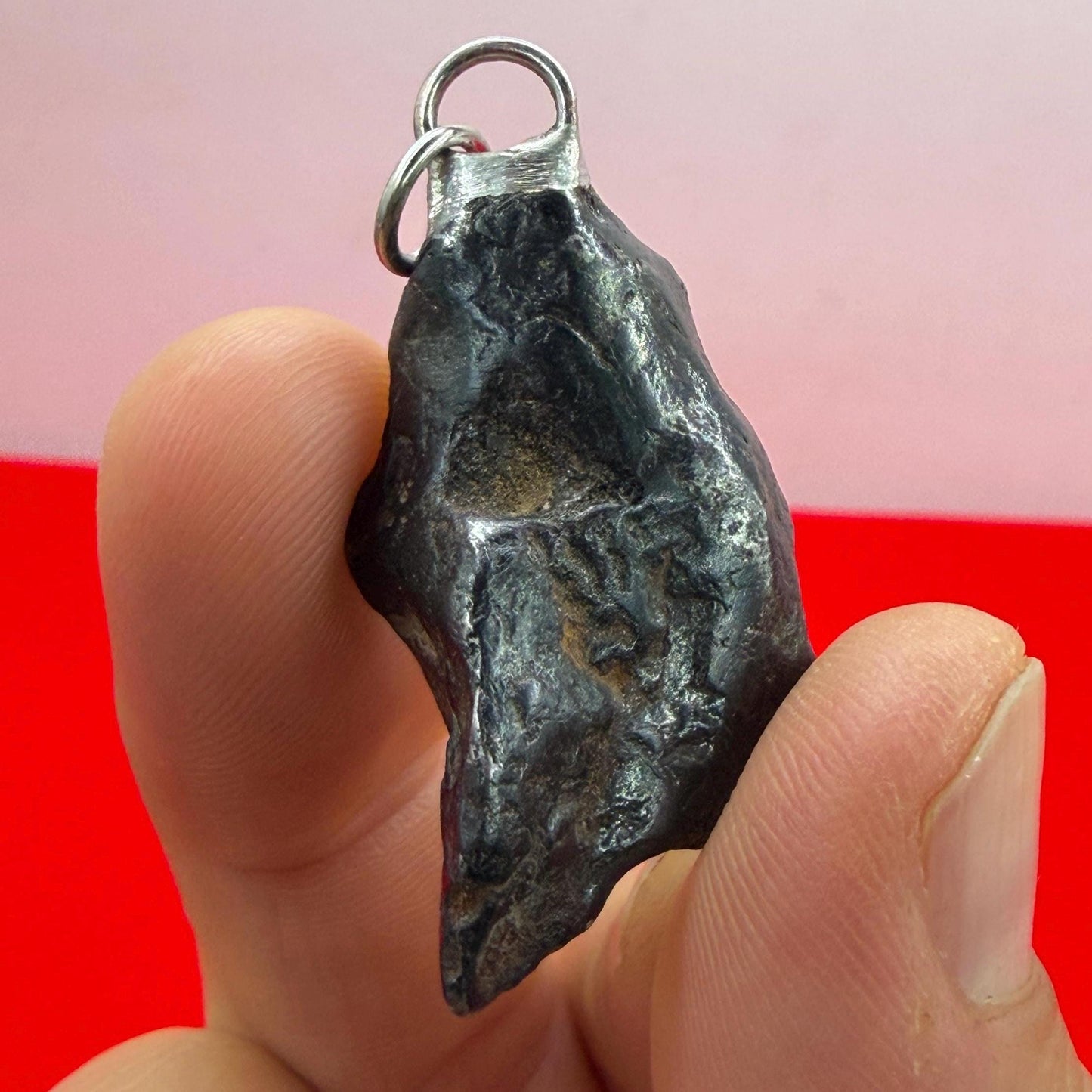 Canyon Diablo Iron Meteorite Pendant: Arizona Space Gift, 13.30 grams