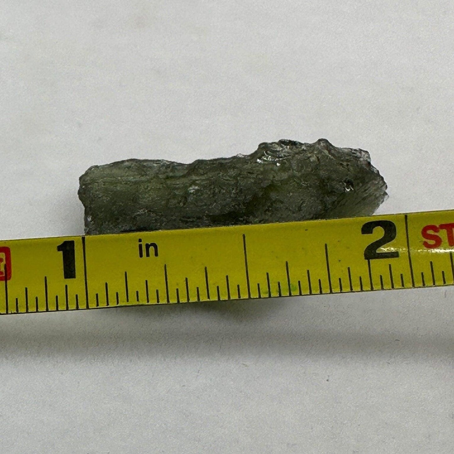 Moldavite Tektite Specimen: Authentic Tektite, 2.56g/12.8ct