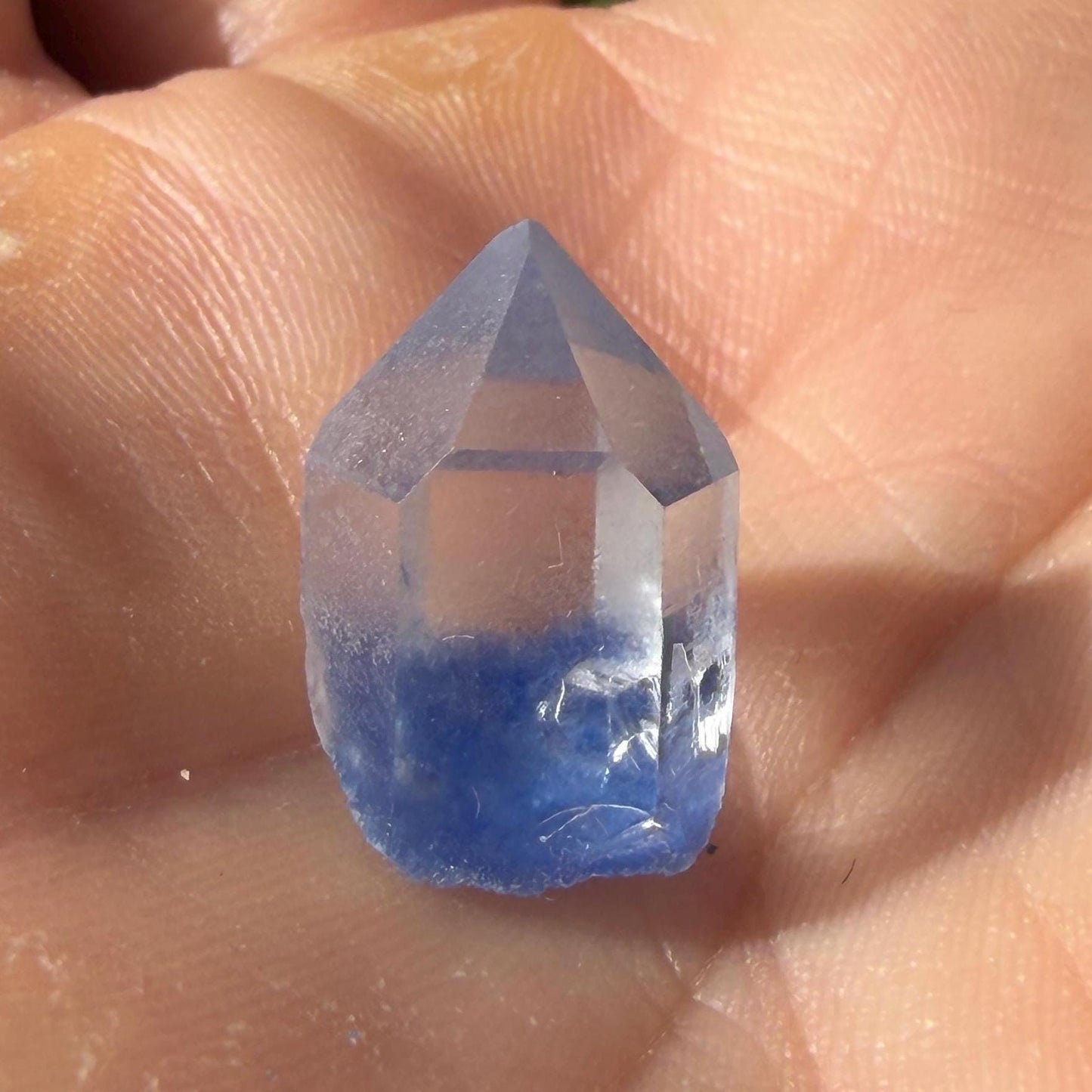 Brazilian Dumortierite Crystal- Blue Crystal Point, Rare Micro Specimen, 2.22g/11.1ct