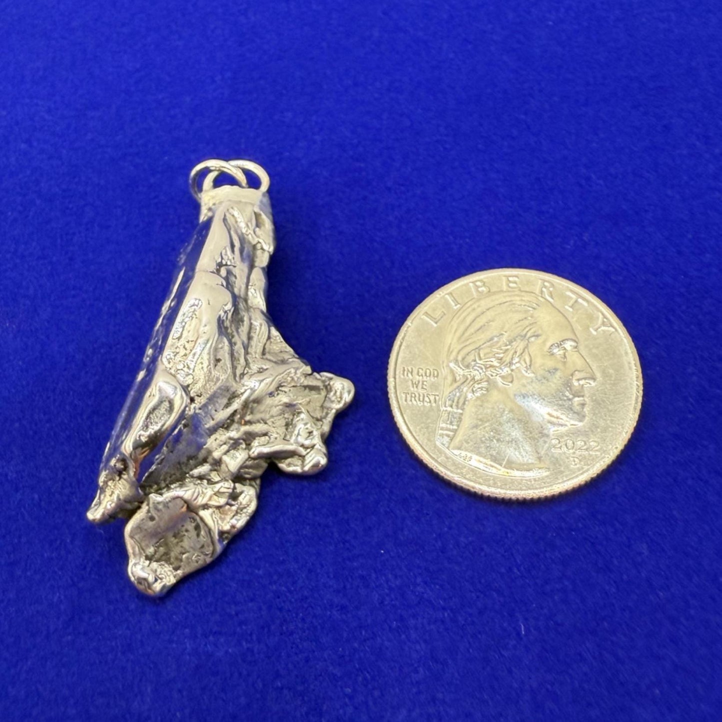 Aletai Meteorite Pendant: Cosmic Jewelry, Authentic Space Jewelry, 21.83 grams