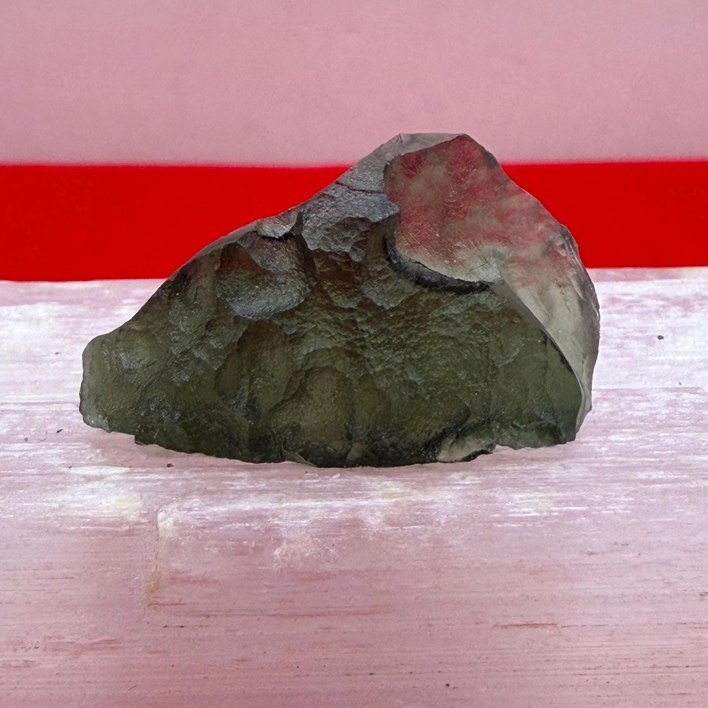 Authentic Moldavite Tektite Specimen: 3.53 grams, Reiki Talisman