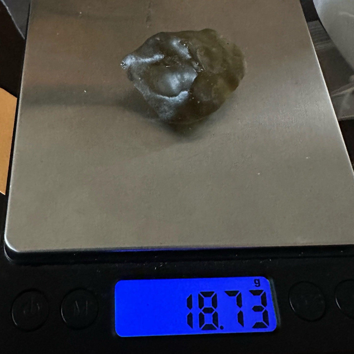 Rare Green Libyan Desert Glass Tektite: Manifestation Talisman, 18.73 grams