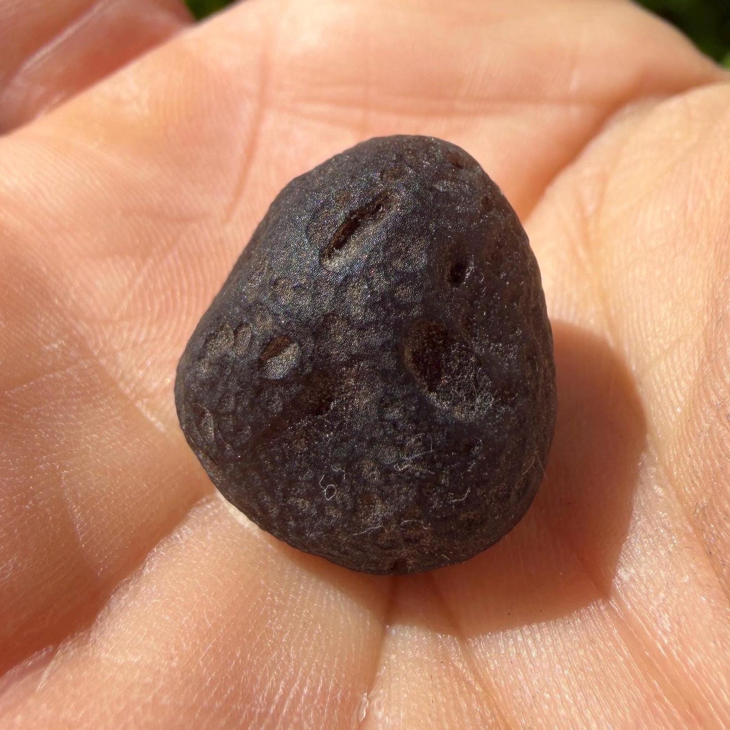 Saffordite Stone, Rare Cintamani, Arizona Tektite, 5.77 Grams