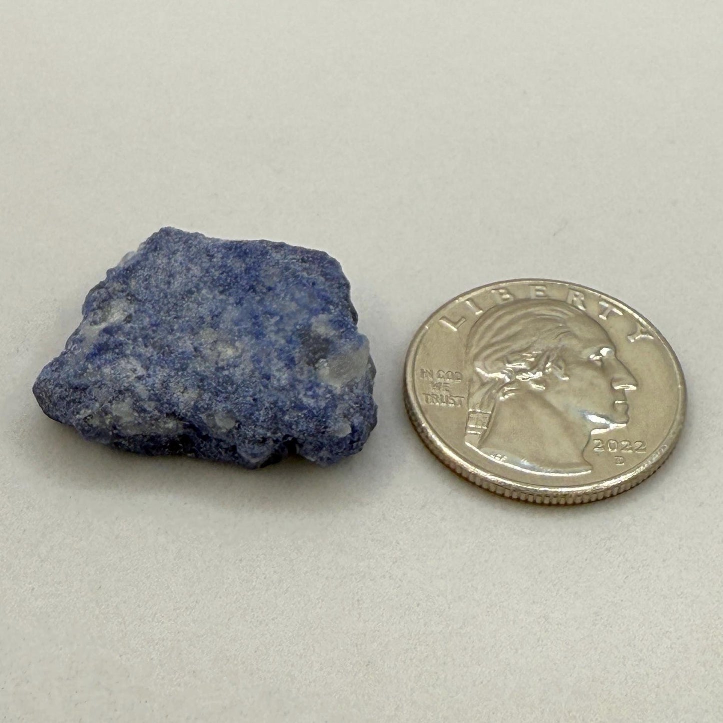 Raw Dumortierite Crystal, Bahia Brazil, Vibrant Blue Specimen (9.03g/45.15ct)