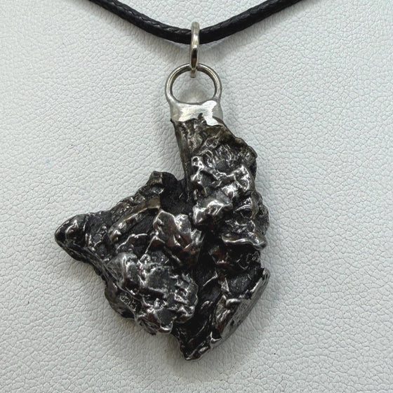 Campo del Cielo Meteorite Pendant, Authentic Astronomy Gift, Cosmic Jewelry, 14.35 grams