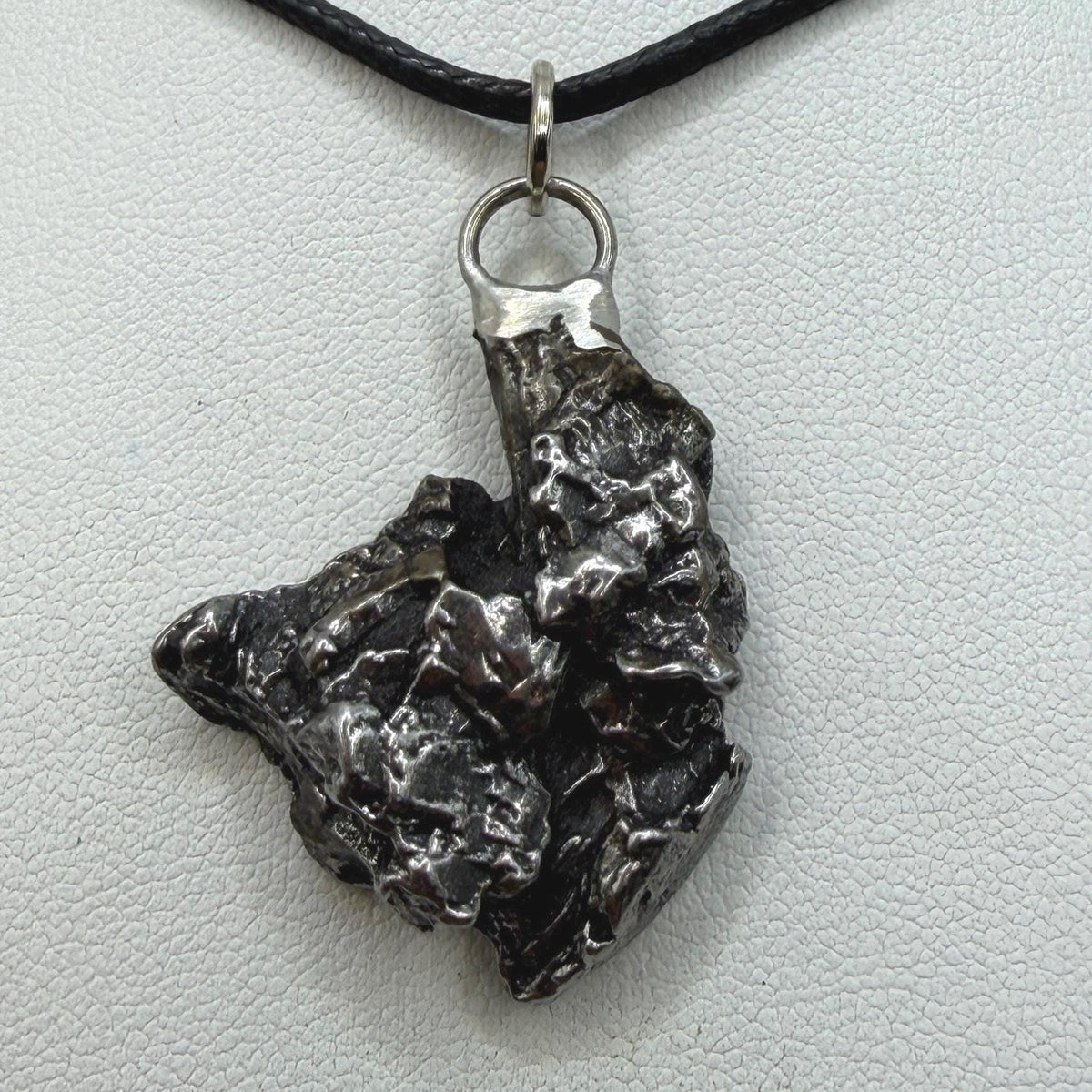 Campo del Cielo Meteorite Pendant, Authentic Astronomy Gift, Cosmic Jewelry, 14.35 grams