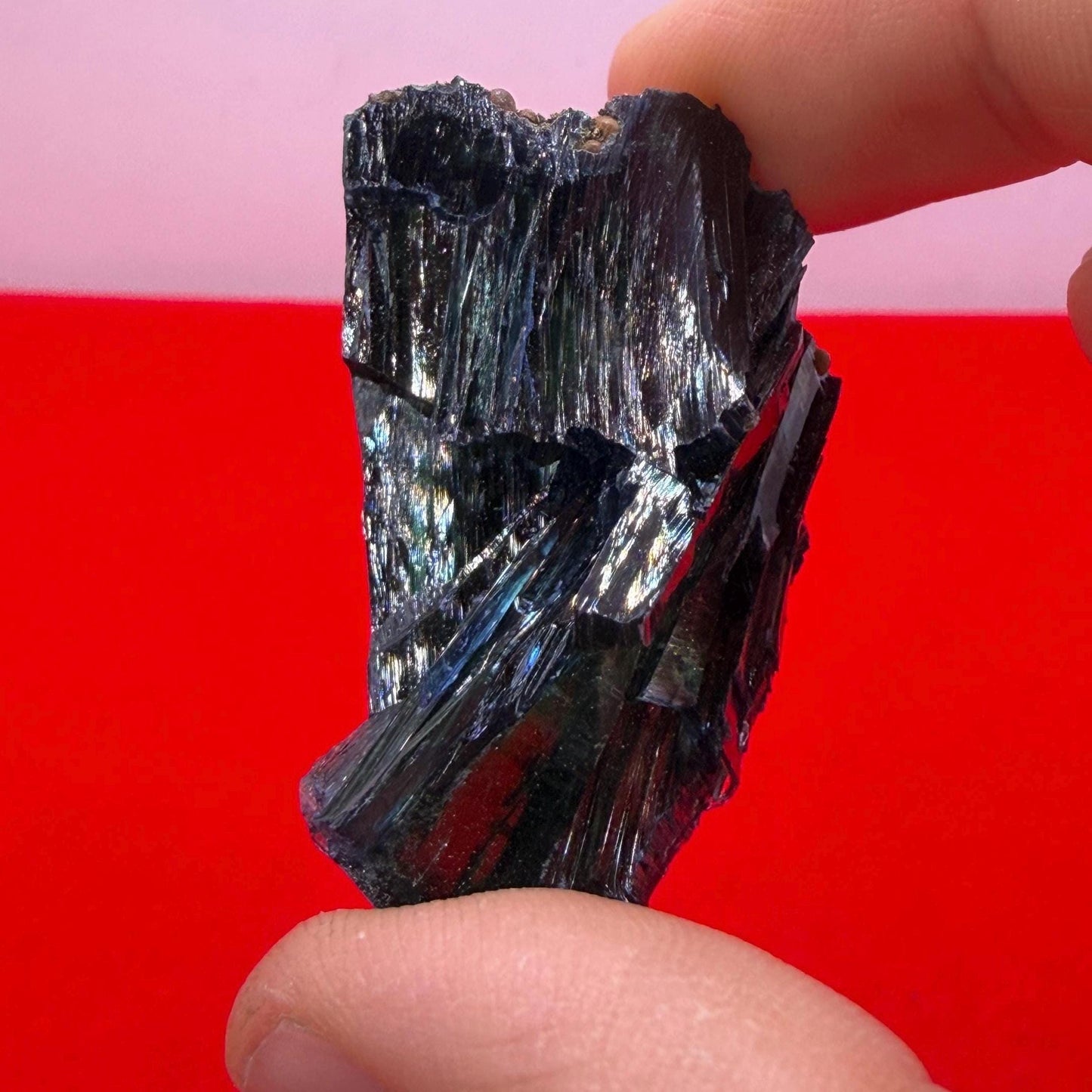Rare Brazilian Vivianite Crystal: Reiki Energy Stone, Collector's Gem, 22.44g/112.2ct