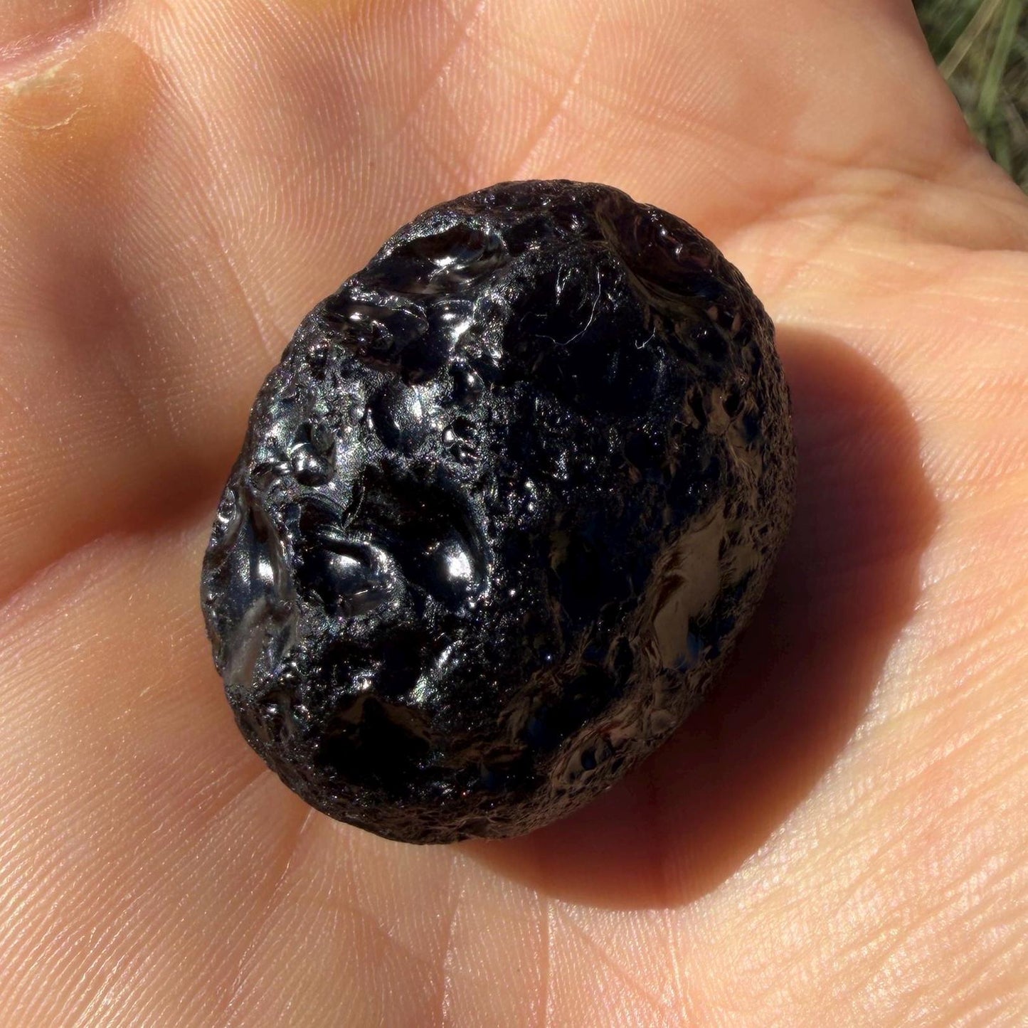 Saffordite Stone: Rare Cintamani, Arizona Pseudo-Tektite -22.82 Grams