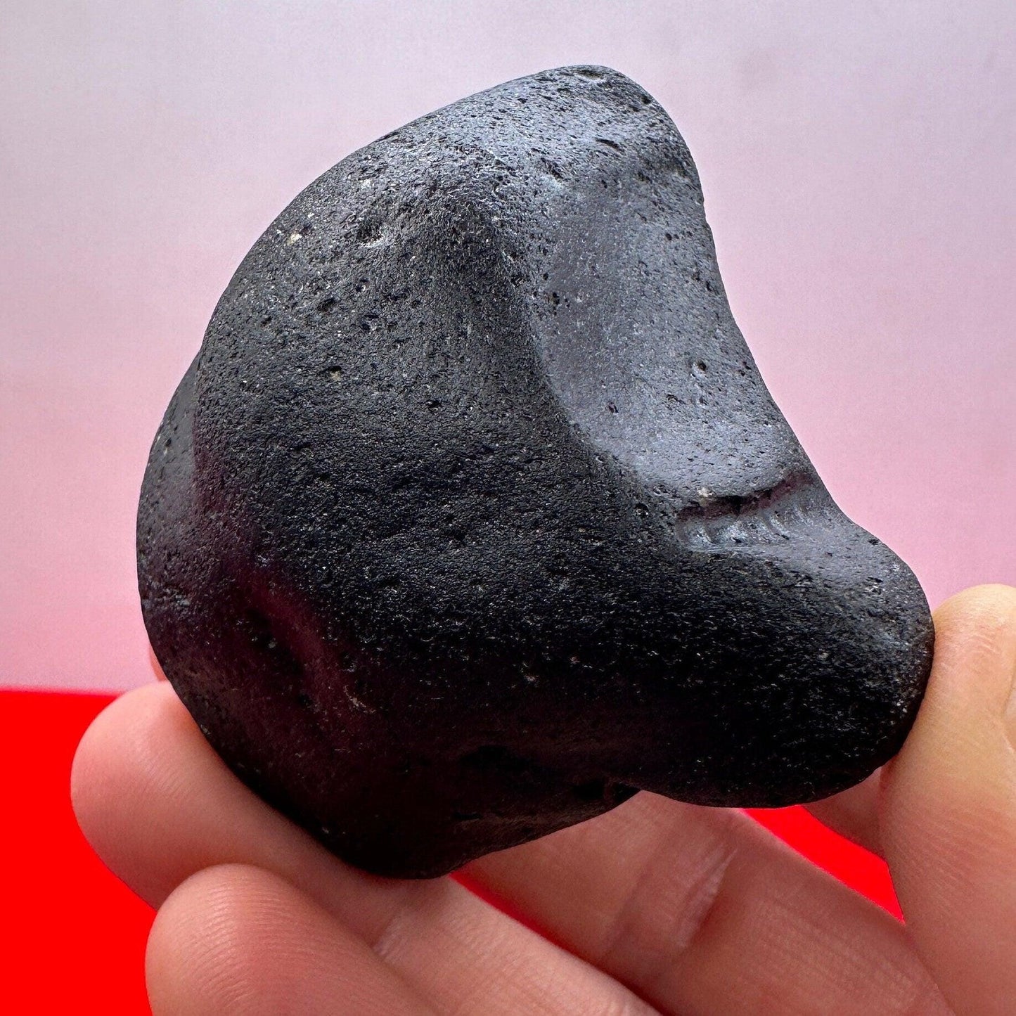 Large Rizalite Tektite: Rare Indochinite from Bicol, Philippines, 116 grams