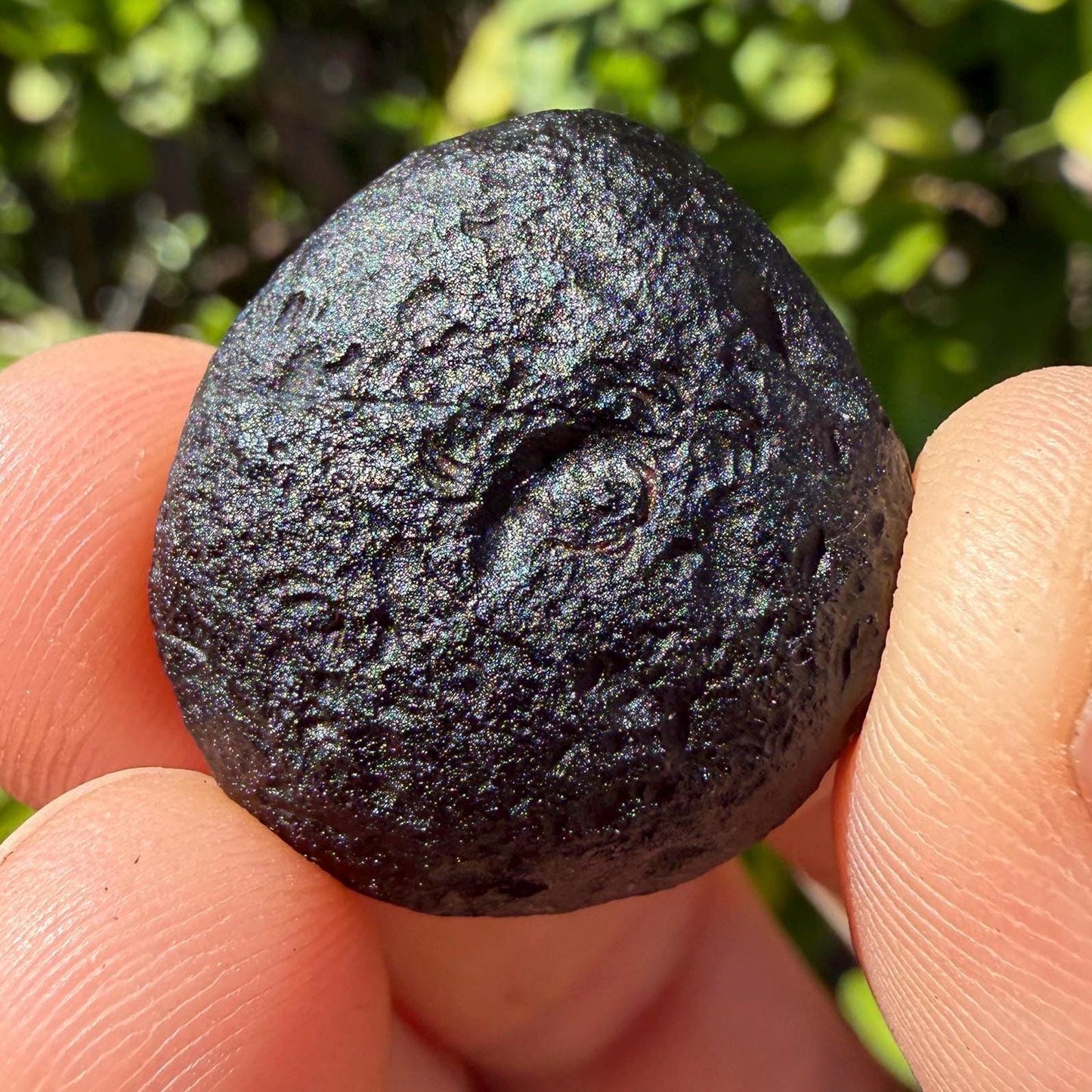 Saffordite Stone, Rare Cintamani, Arizona Tektite, 9.52 Grams