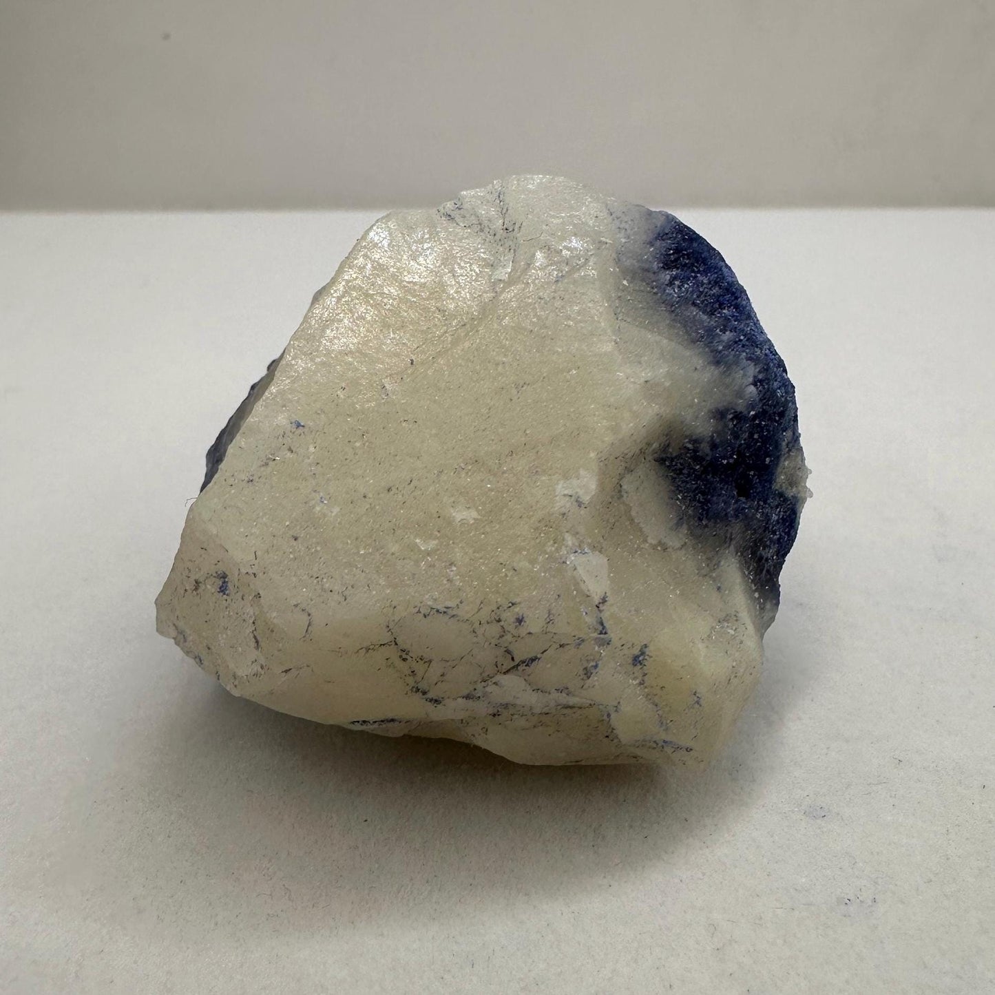 Raw Dumortierite Crystal, Vibrant Blue Mineral Specimen (58.73 grams)