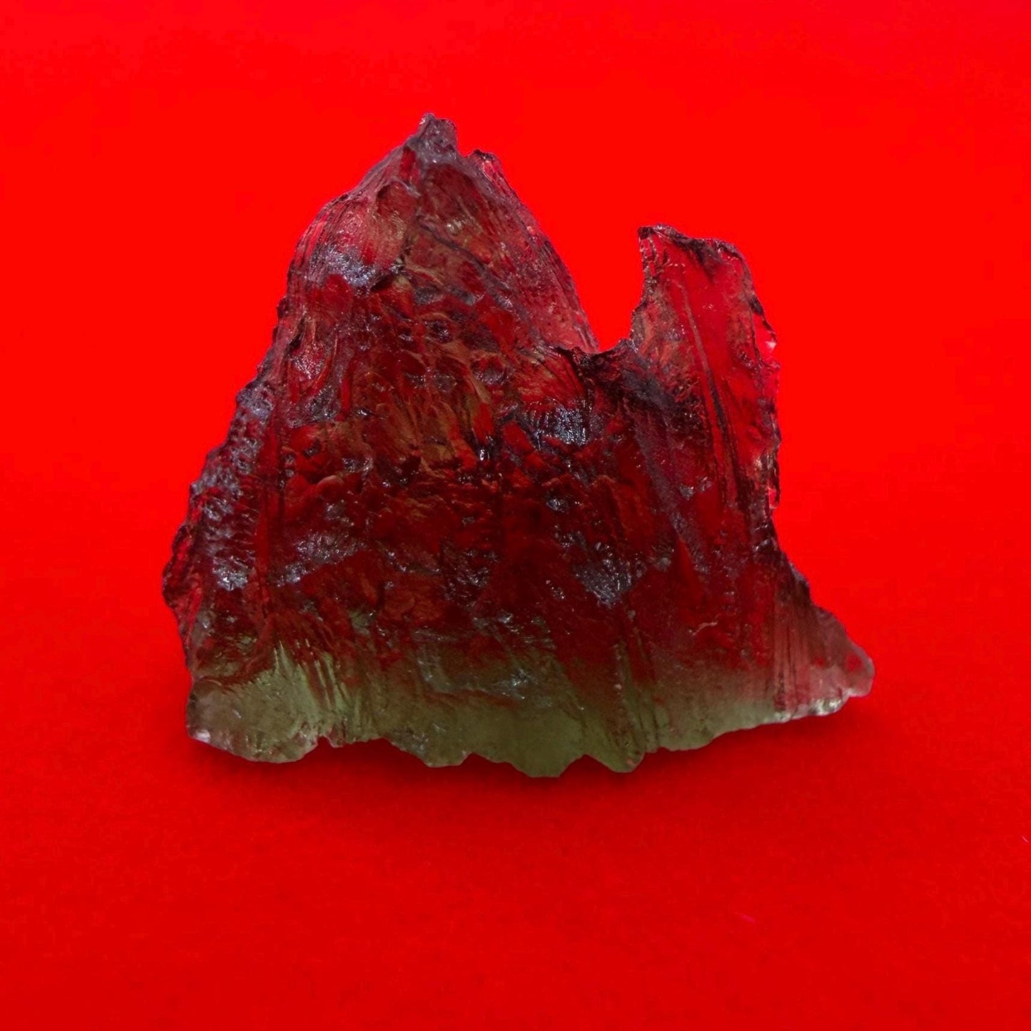 Authentic Moldavite Tektite Specimen: 2.43 grams, Reiki Talisman