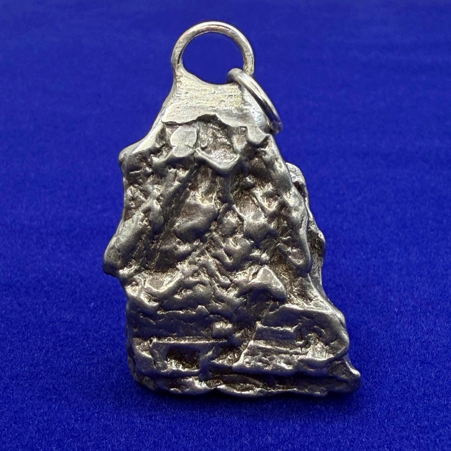 Campo del Cielo Meteorite Pendant, Authentic Astronomy Gift, Cosmic Jewelry, 20.13 grams