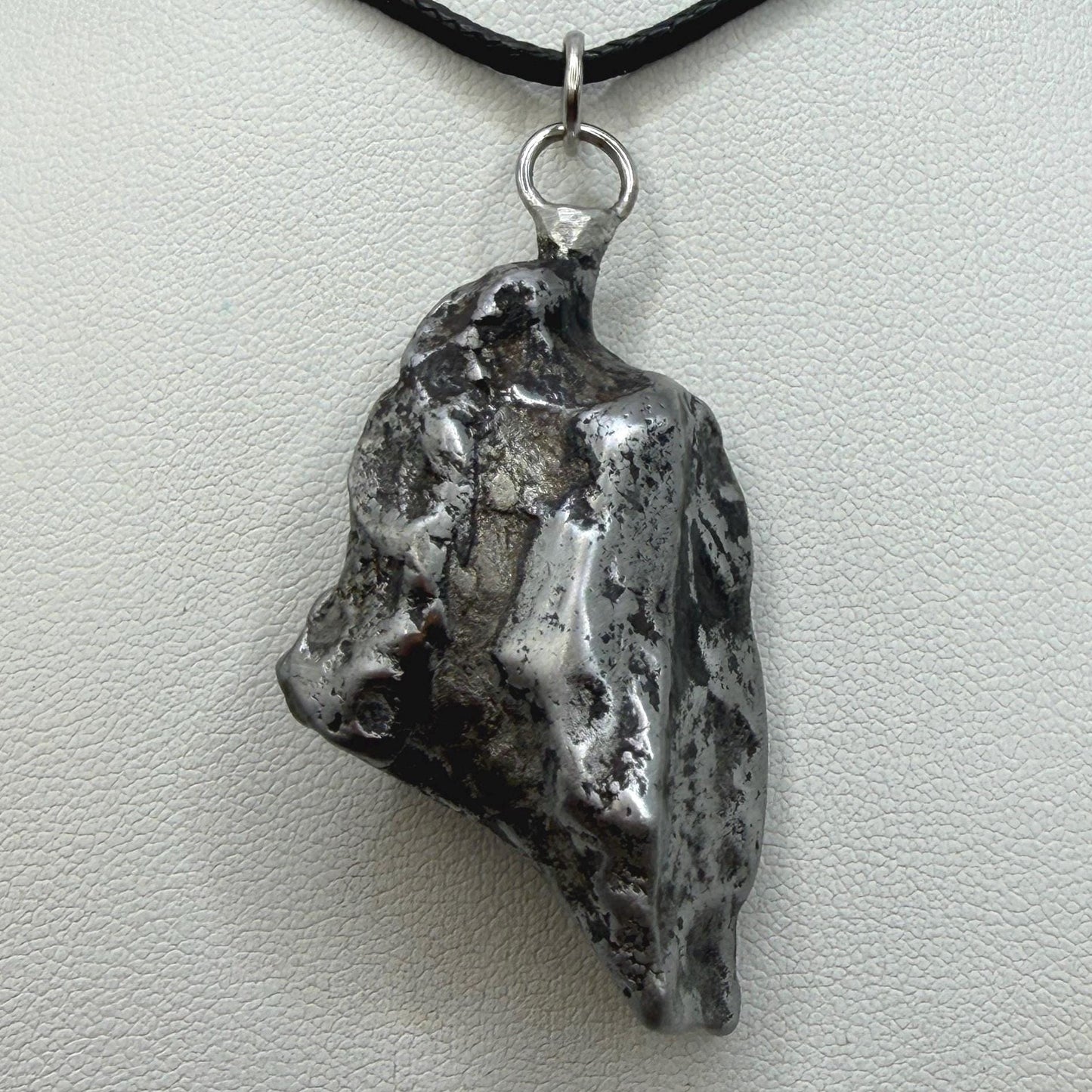 Agoudal Iron Meteorite Pendant: Handmade Astronomy Space Gift, Cosmic Pendant, 42.38 grams