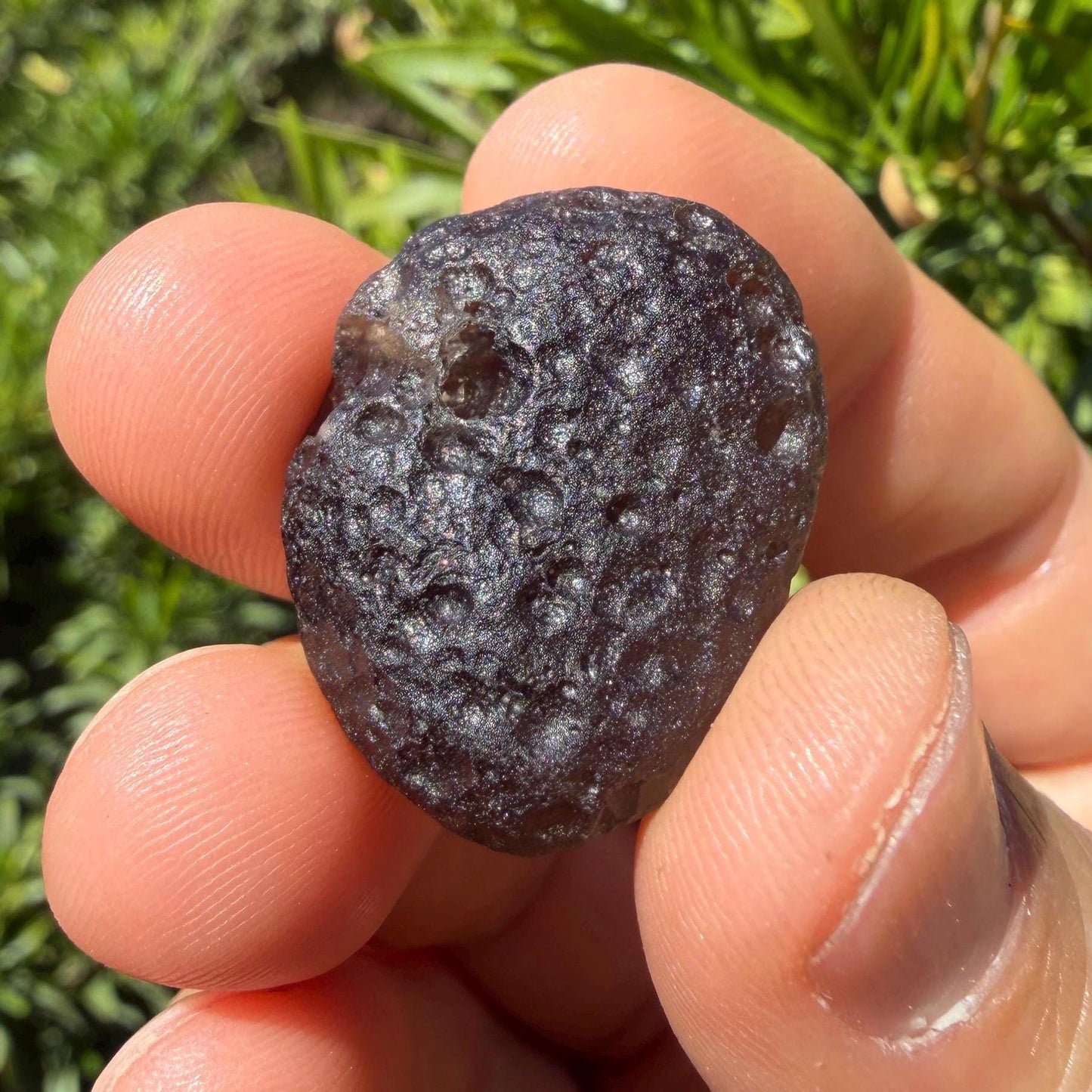 Colombianite Specimen: Translucent Pseudo-Tektite, Shamanic Healing Stone, 9.74 grams