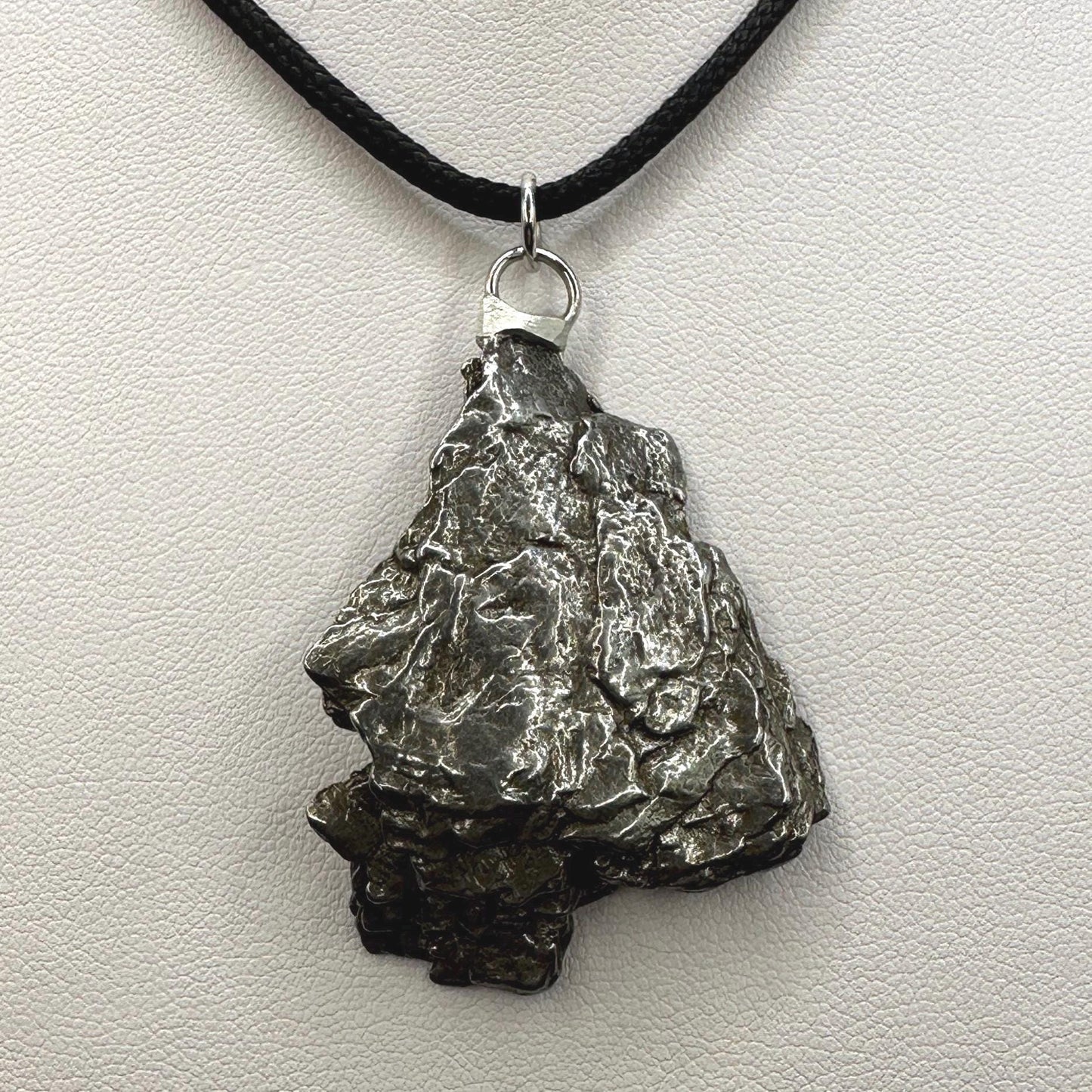 Campo del Cielo Meteorite Pendant: Rare Iron Space Gift, 21.02 grams