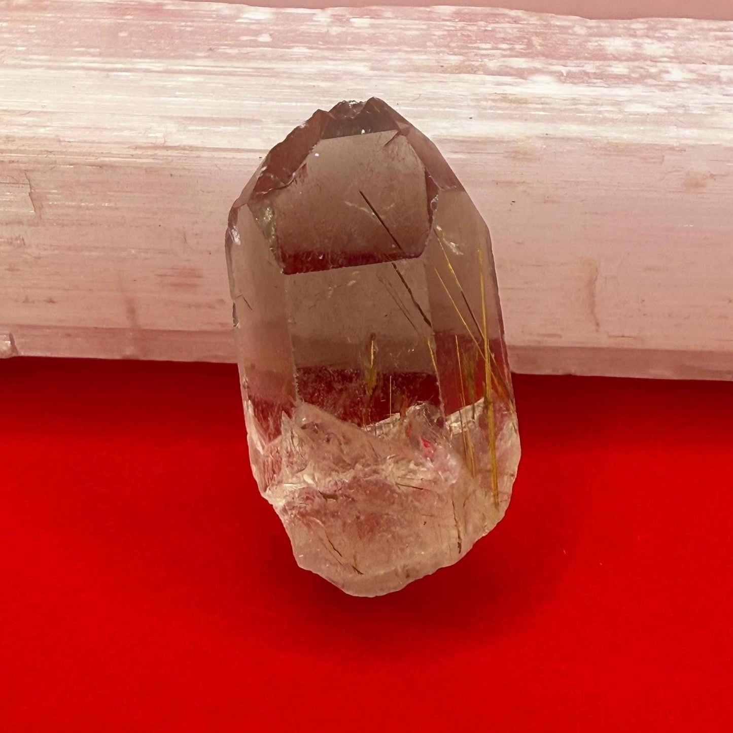Golden Rutilated Quartz Crystal: Brazilian Fine Crystal, 12.77 grams
