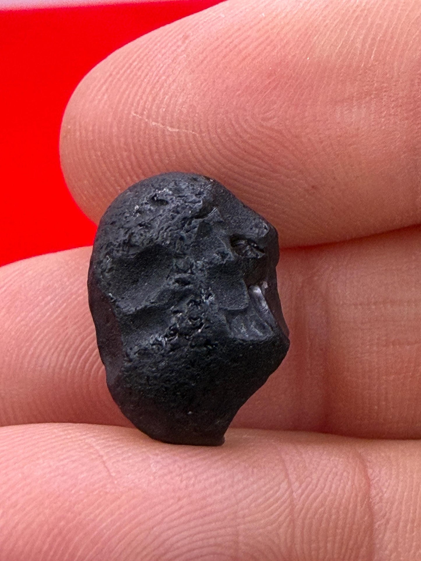 Rare Saffordite Stone: Arizona Cintamani Pseudo-Tektite, 2.18 grams