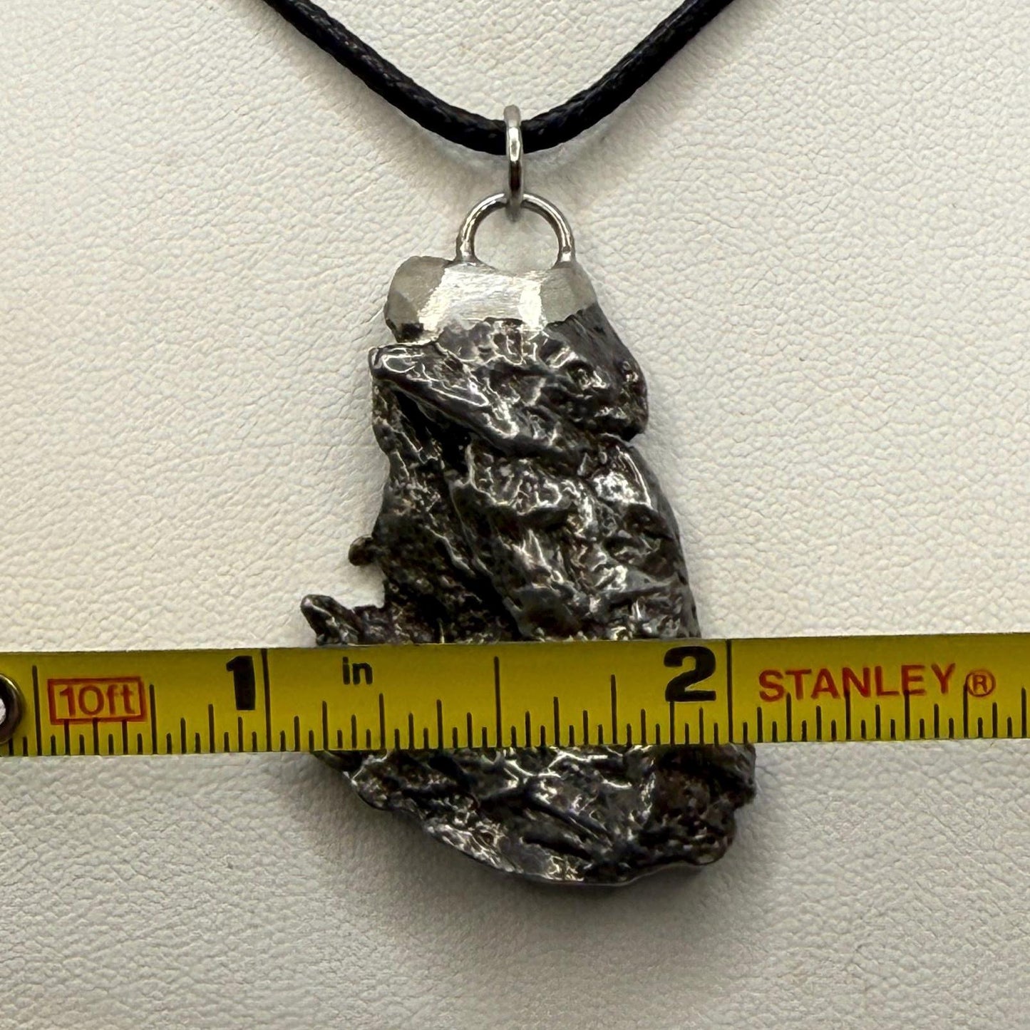 Campo del Cielo Meteorite Pendant: Authentic Astronomy Gift, Cosmic Pendant, COA, 16.46 grams