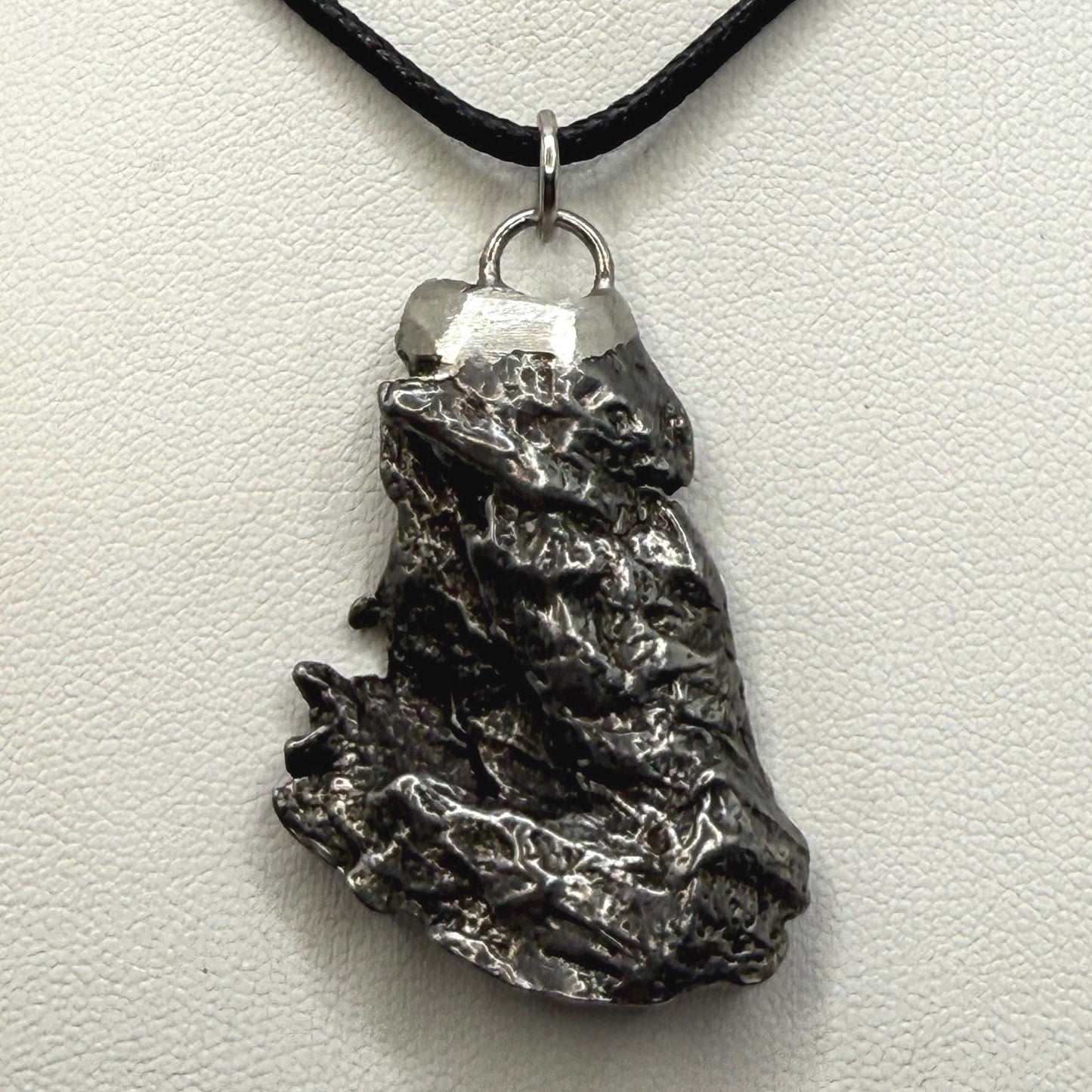 Campo del Cielo Meteorite Pendant: Authentic Astronomy Gift, Cosmic Pendant, COA, 16.46 grams
