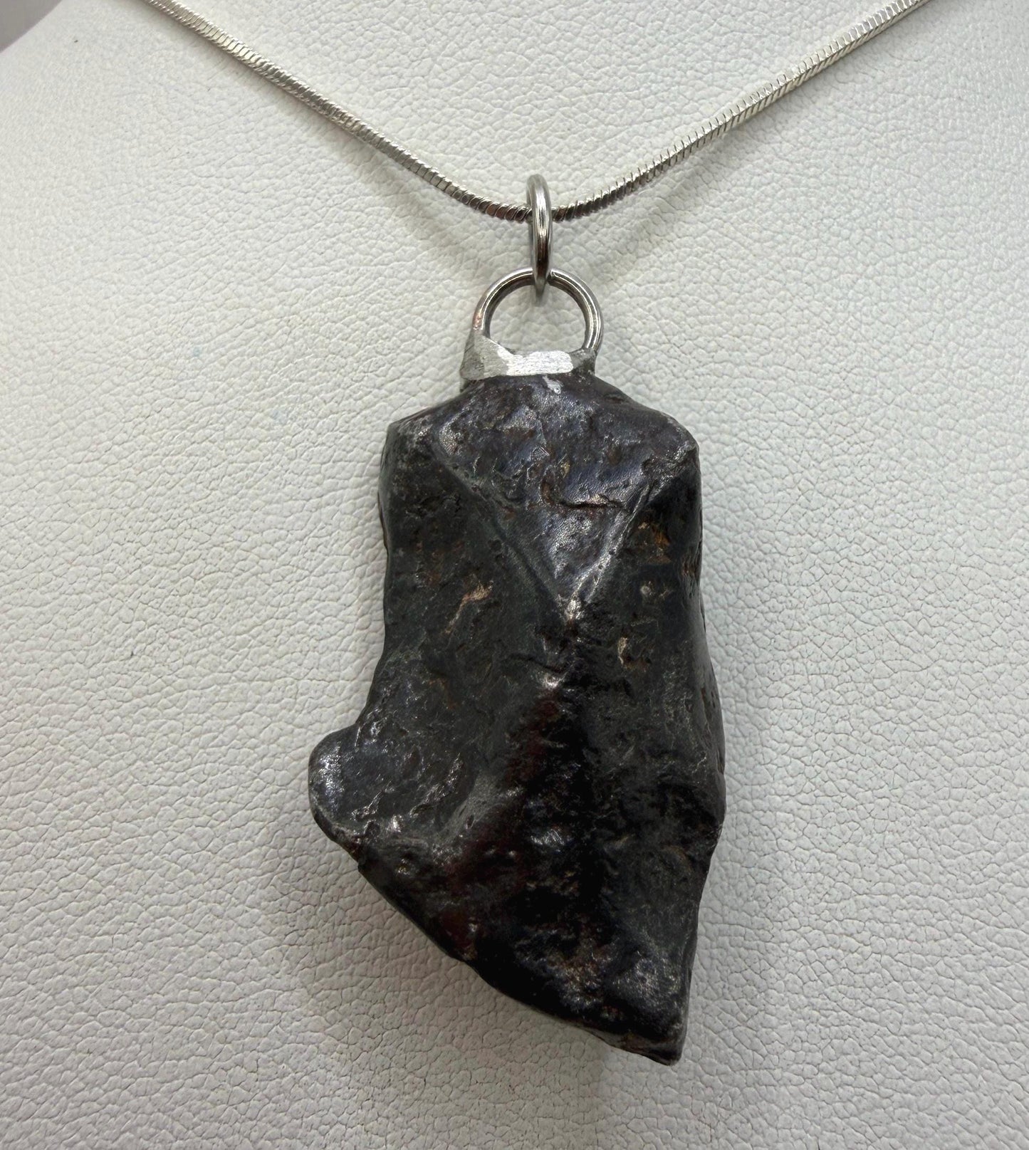 Canyon Diablo Iron Meteorite Pendant: Arizona Space Gift, 21.01 grams