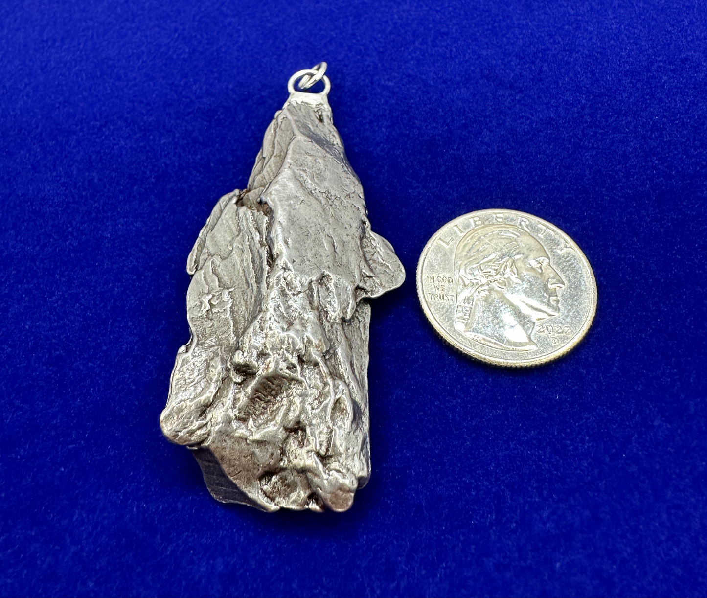 Beautiful Meteorite Campo del Cielo Pendant 56.05 Grams, Astronomy Gift, Authentic Meteorite, Meteorite Jewelry, Meteorite Pendant, COA