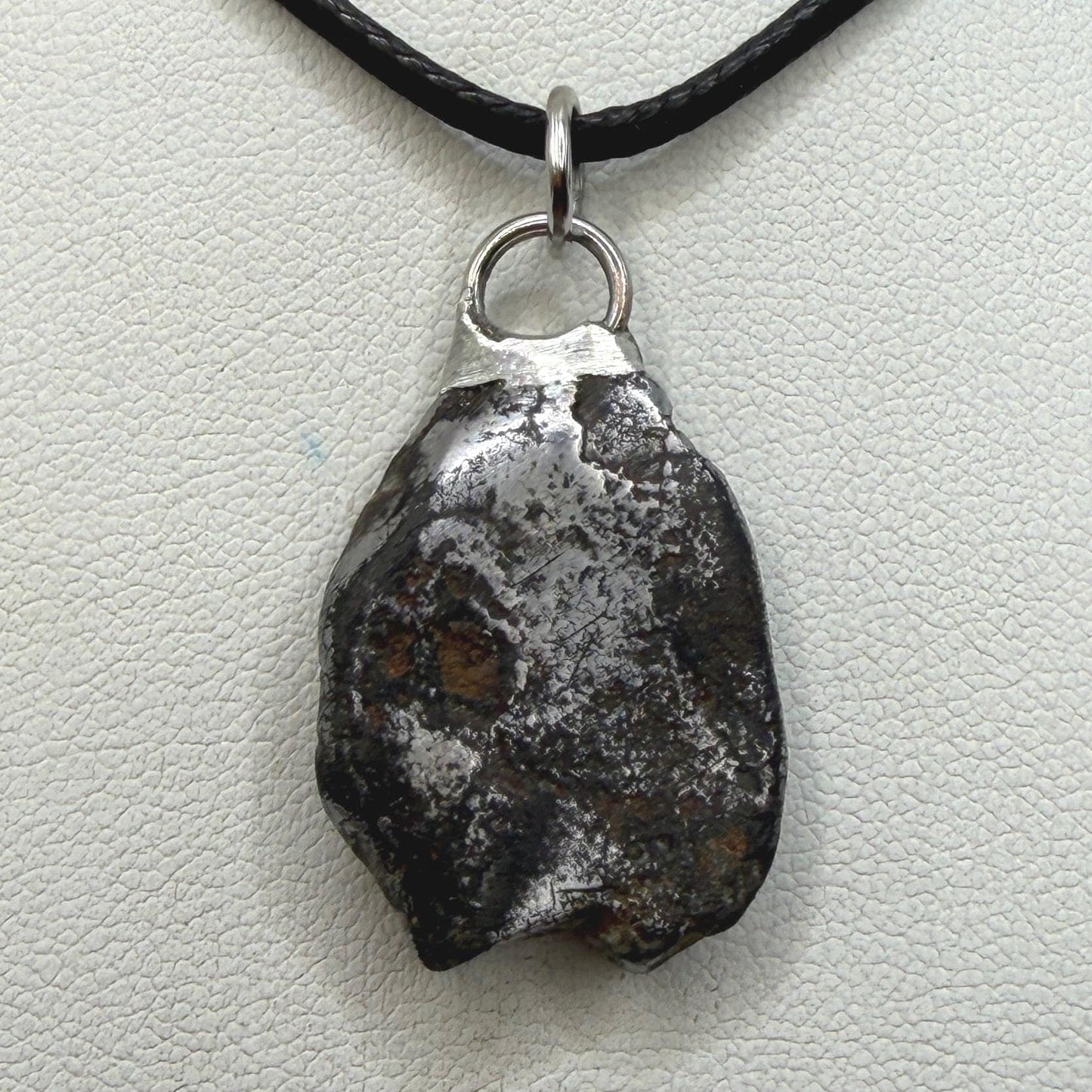 Sikhote-Alin Iron Meteorite Pendant: Astronomy Space Gift, 10.18g