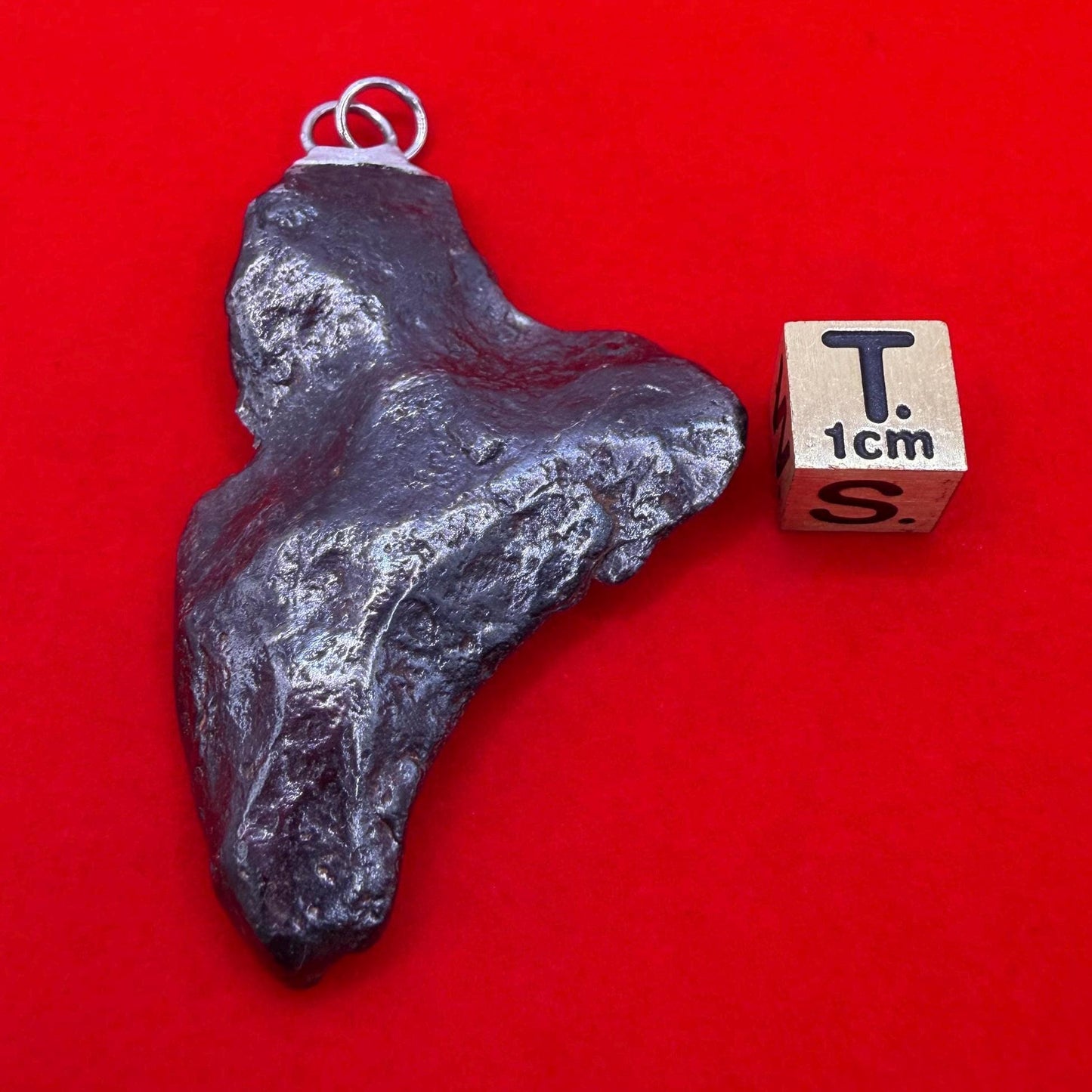 Canyon Diablo Iron Meteorite Pendant: Arizona Space Gift, 34.73 grams