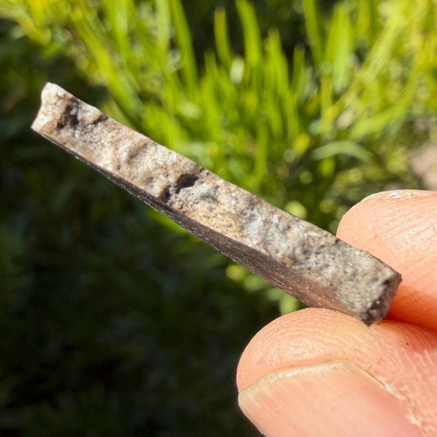 Oued el Hamim 001 Lunar Meteorite Slice, Aqueously Altered Moon Rock (1.48g)