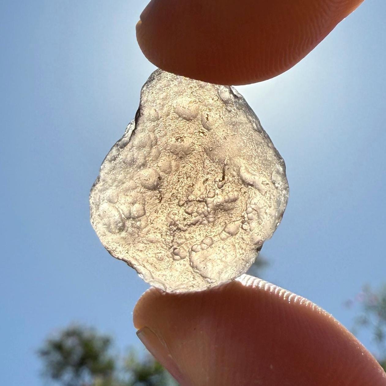 Colombianite Specimen: Translucent Pseudo-Tektite, Shamanic Healing Stone, 4.75 grams