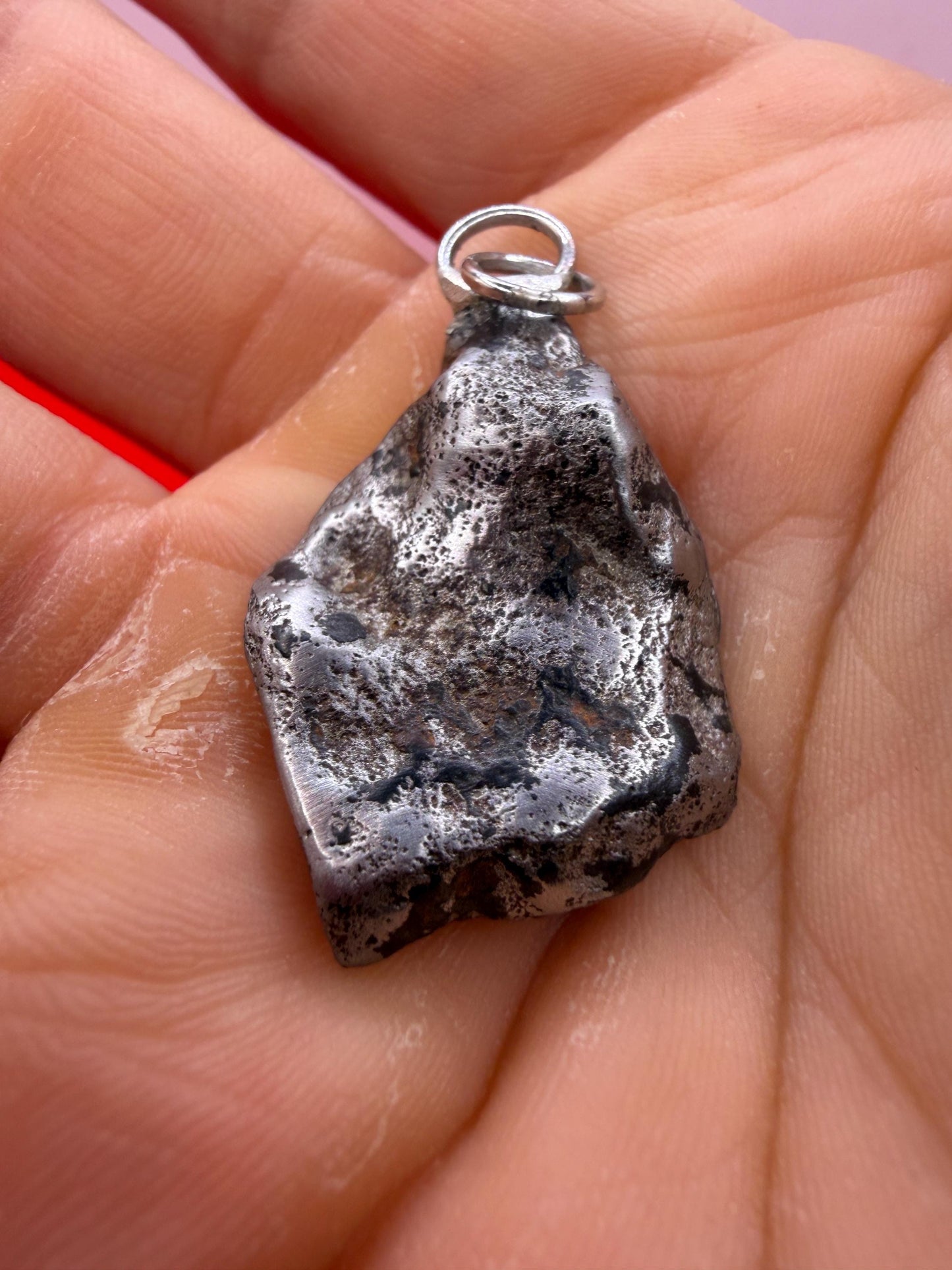 Henbury Iron Meteorite Pendant, Australia, Astronomy Gift, Cosmos, 11.21g