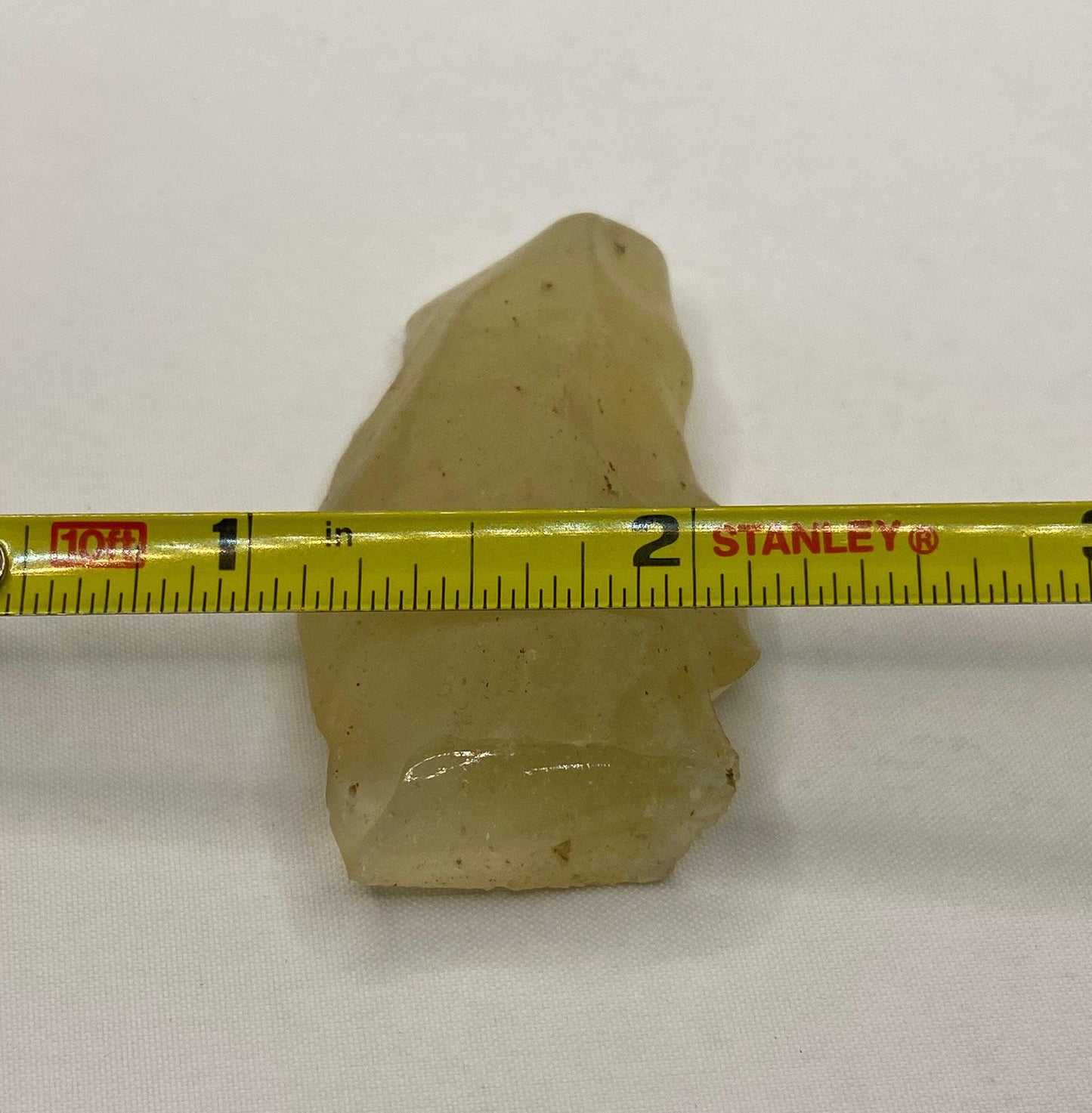 Libyan Desert Glass: Golden Tektite Talisman, 15.97 grams