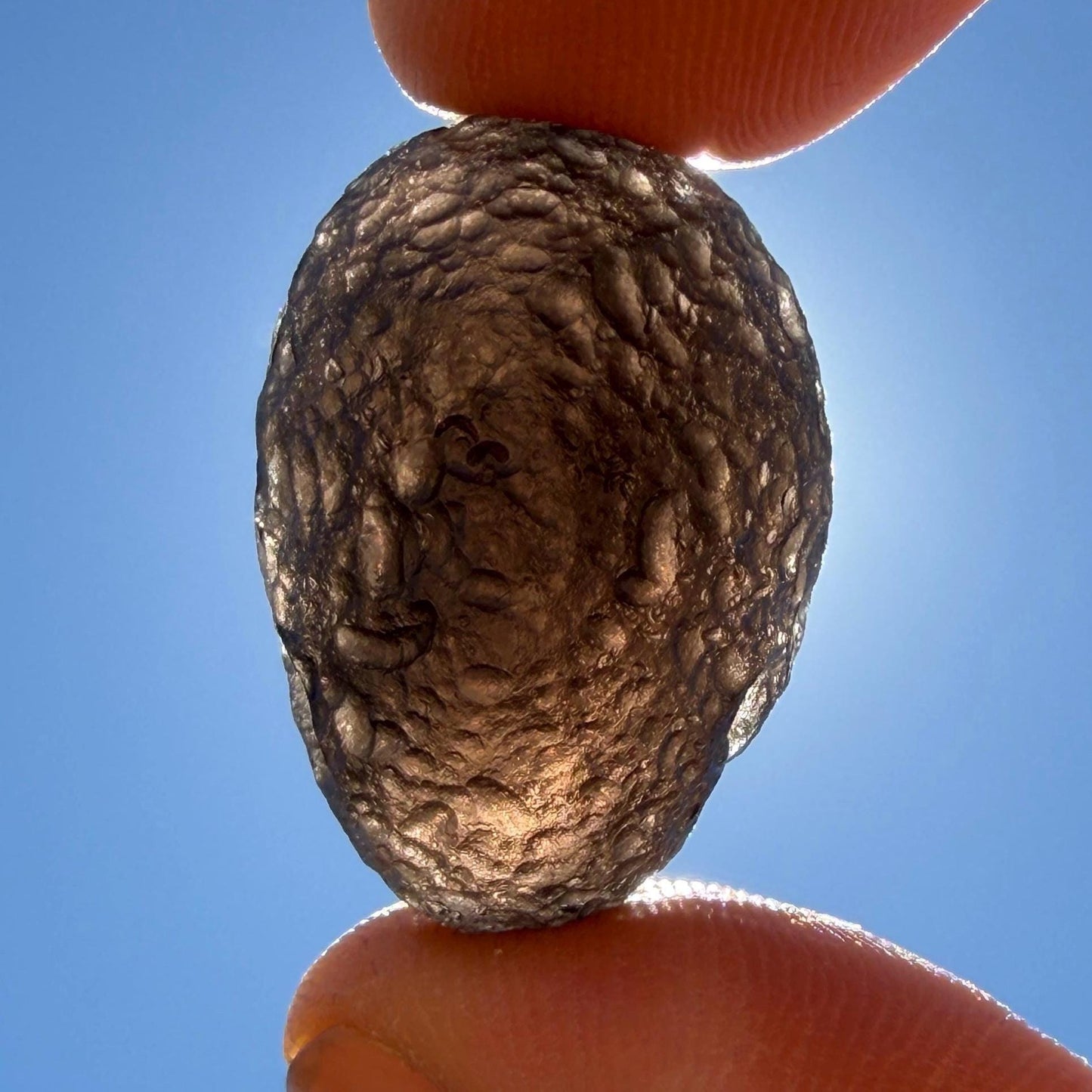 Colombianite Specimen: Translucent Pseudo-Tektite, Shamanic Healing Stone, 9.57 grams