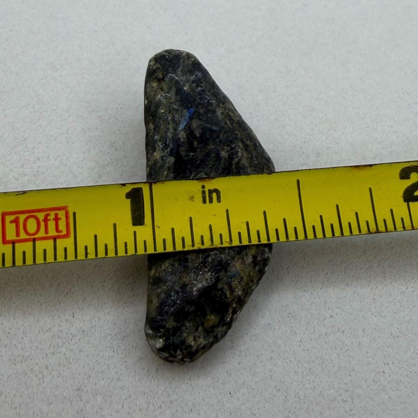 Rare Nuummite Crystal Finland, Genuine Sorcerer’s Stone, Iridescent Stone, 2.84g