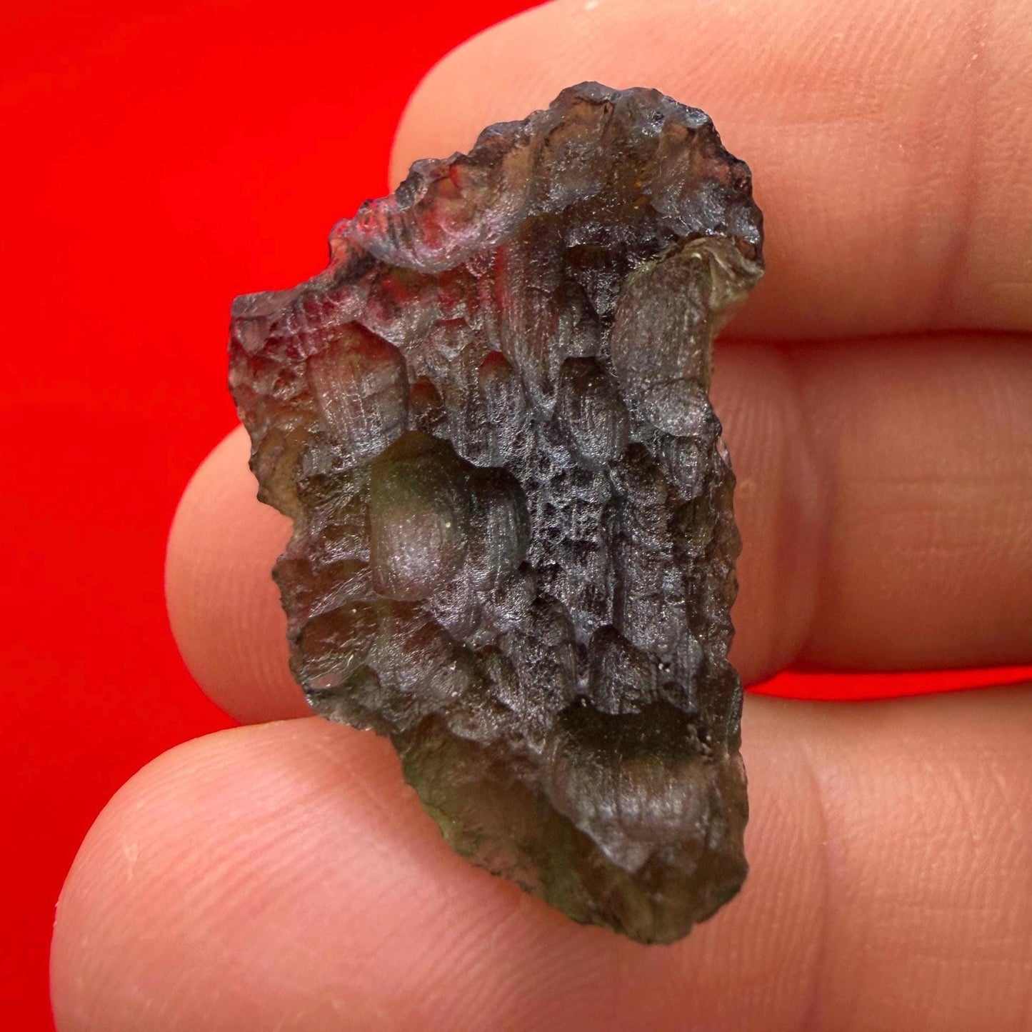 Authentic Moldavite Tektite Specimen, Czech Republic, 4.10 grams