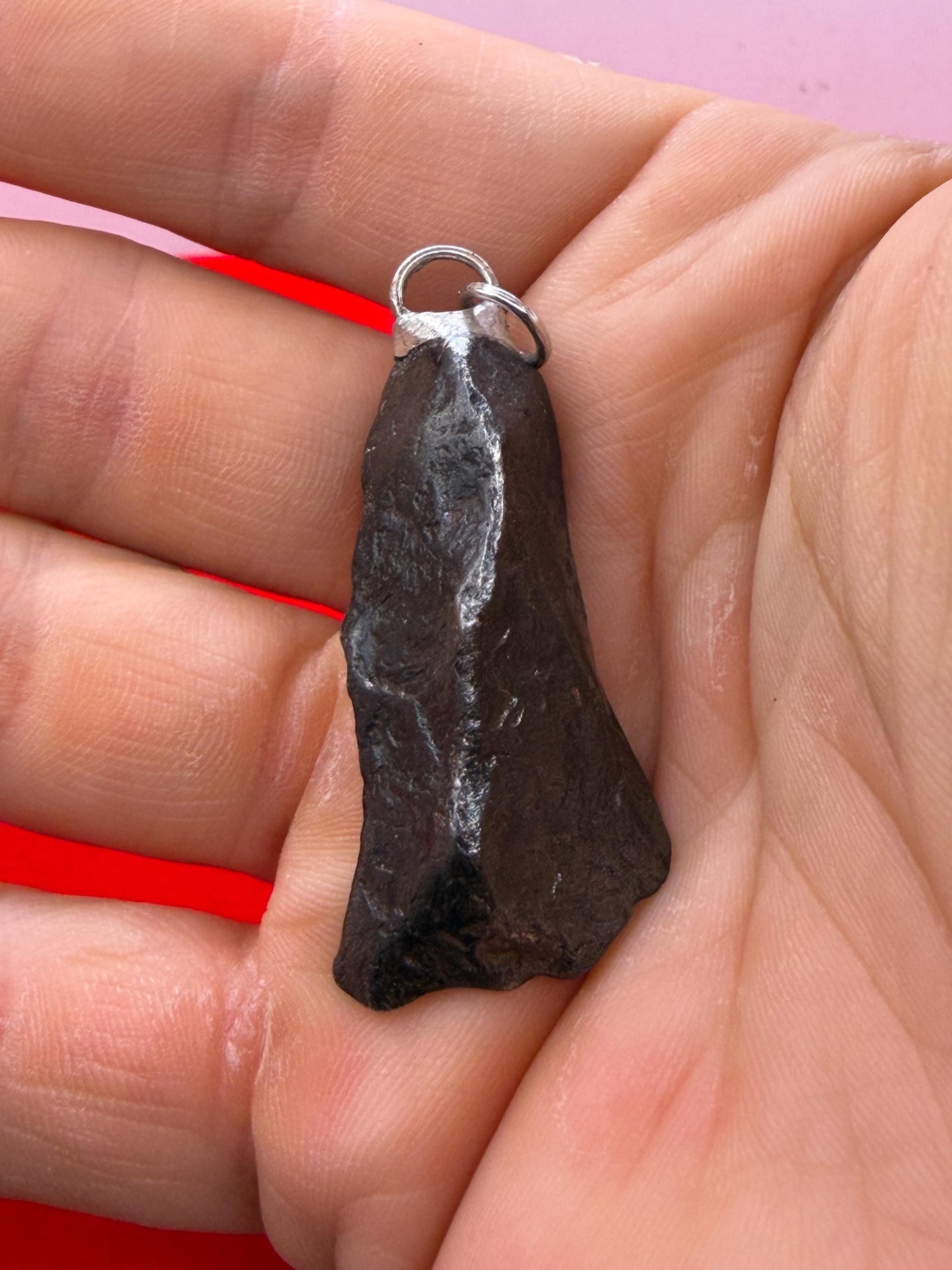 Canyon Diablo Iron Meteorite Pendant: Arizona Space Gift, 22.55 grams