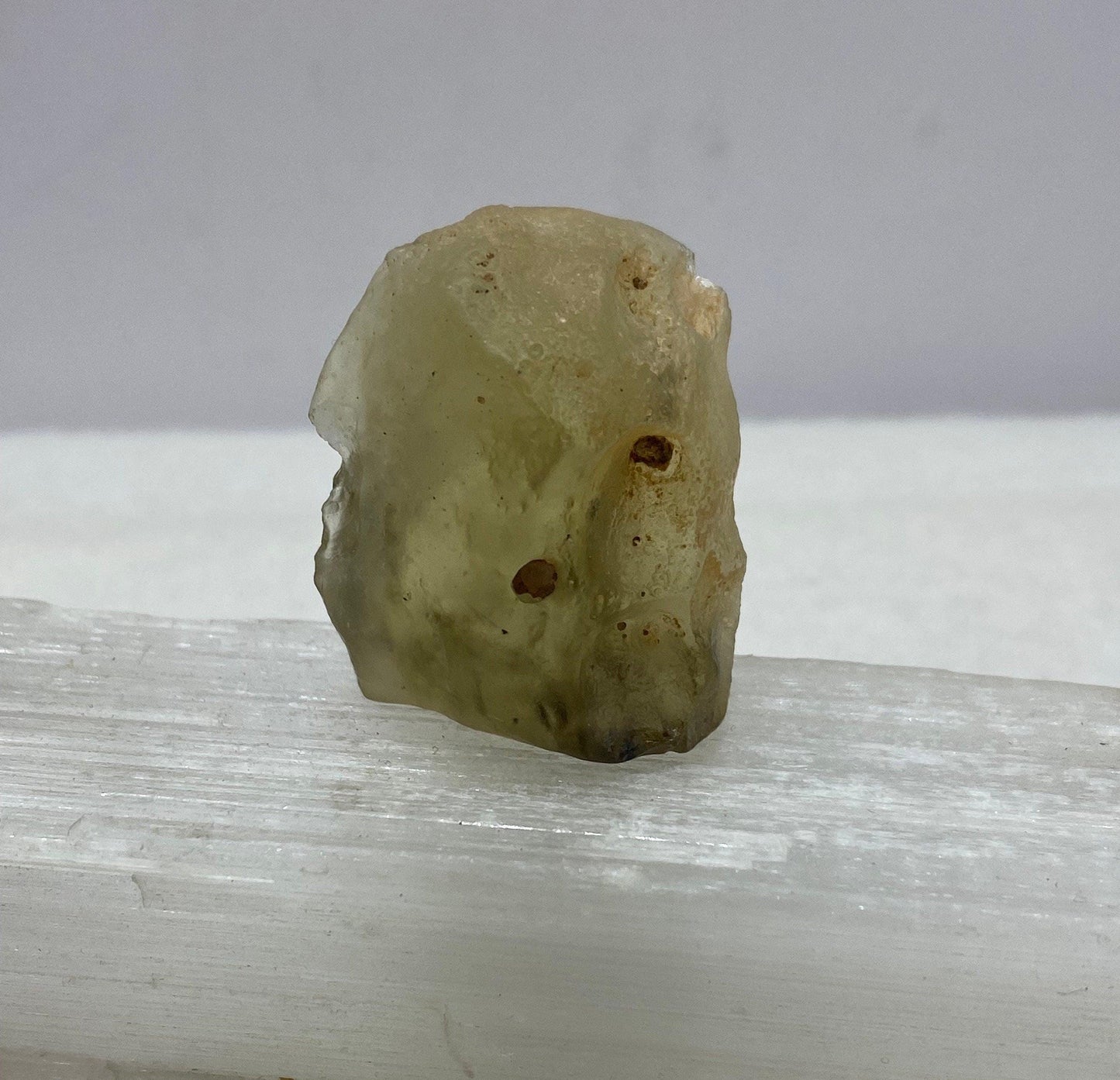 Libyan Desert Glass Tektite: Golden Crystal Talisman, 19.45 grams
